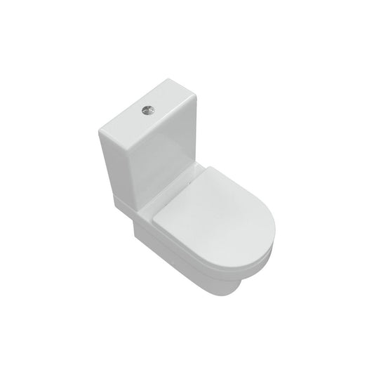 Lani Rimless Close Coupled Fully Shrouded WC & Soft Close Seat