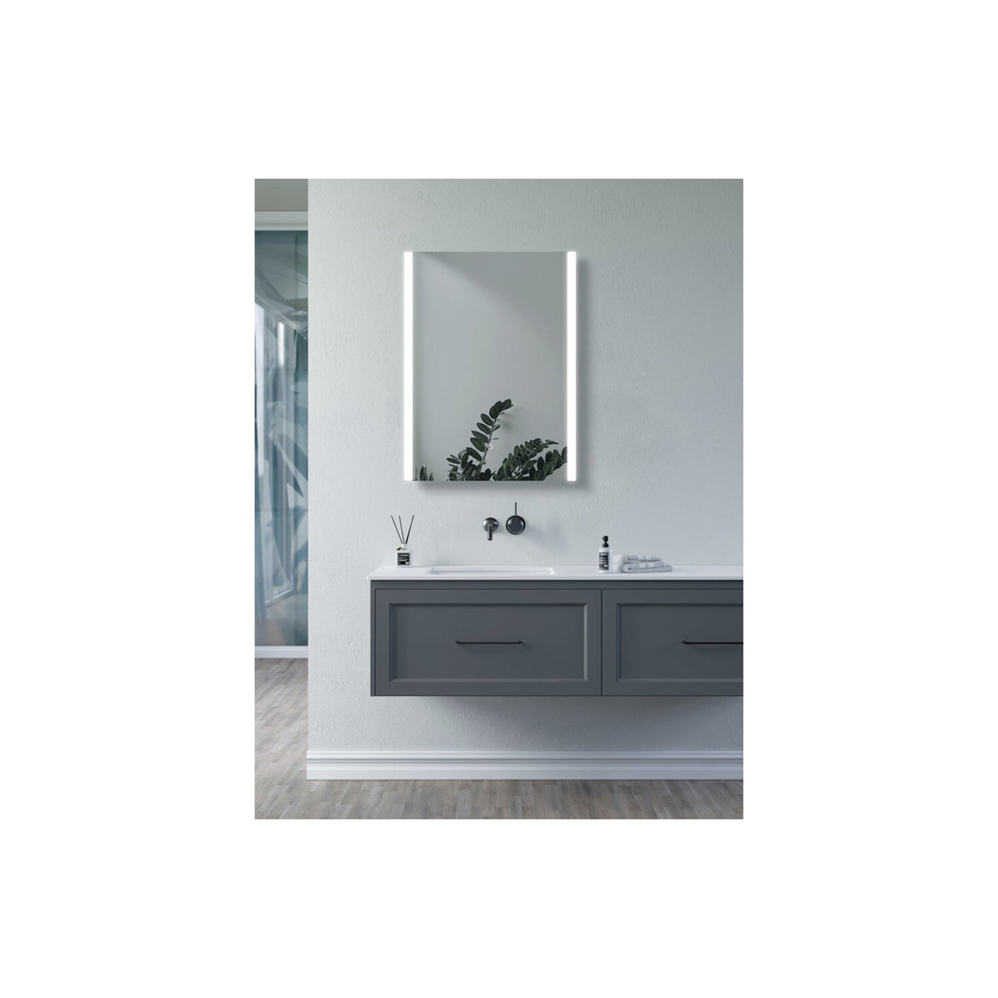 Caelia Rectangle Front-Lit LED Mirror