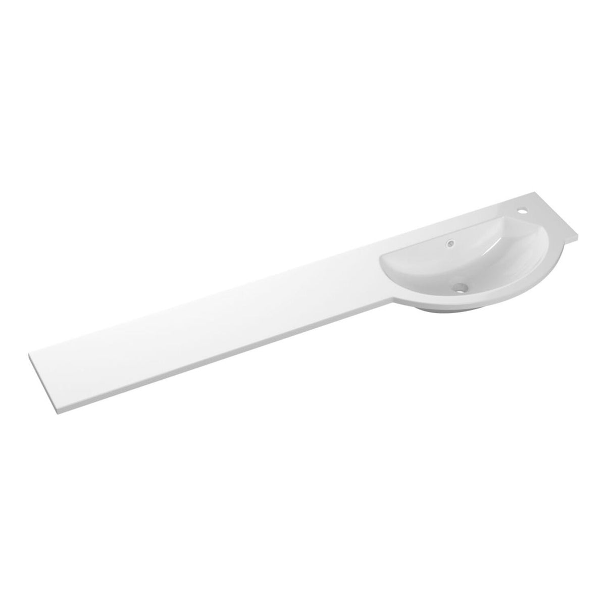 Slim Round One-Piece Basin & Overflow Ring
