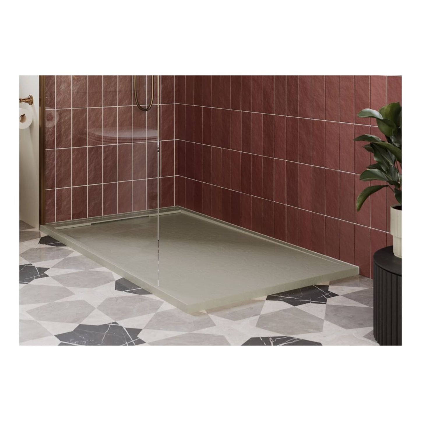 Kavena 410mm Floor Standing Unit Inc. Basin - Matt Latte