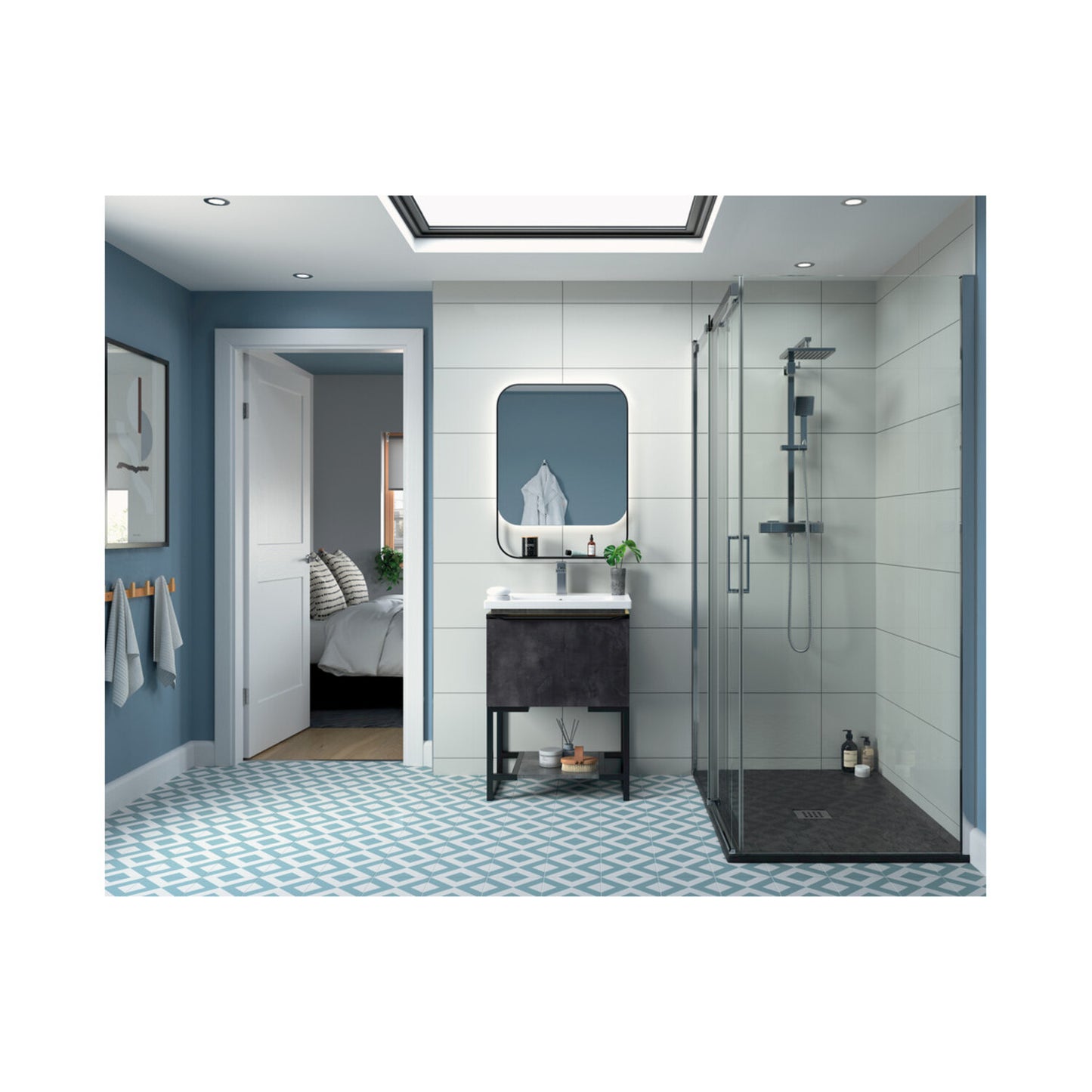 Nuvata Semi-Framed Sliding Door