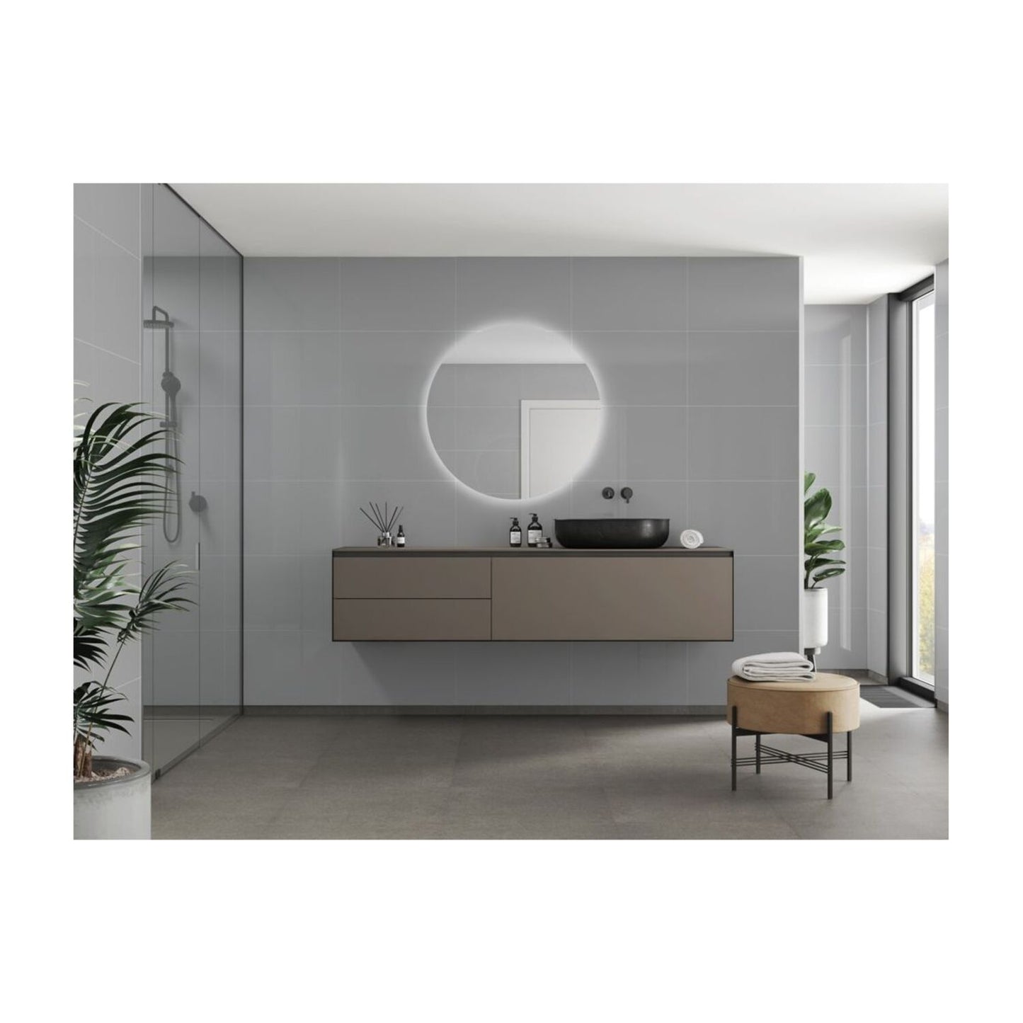 Contemporary - Medium Grey (Tile Effect)