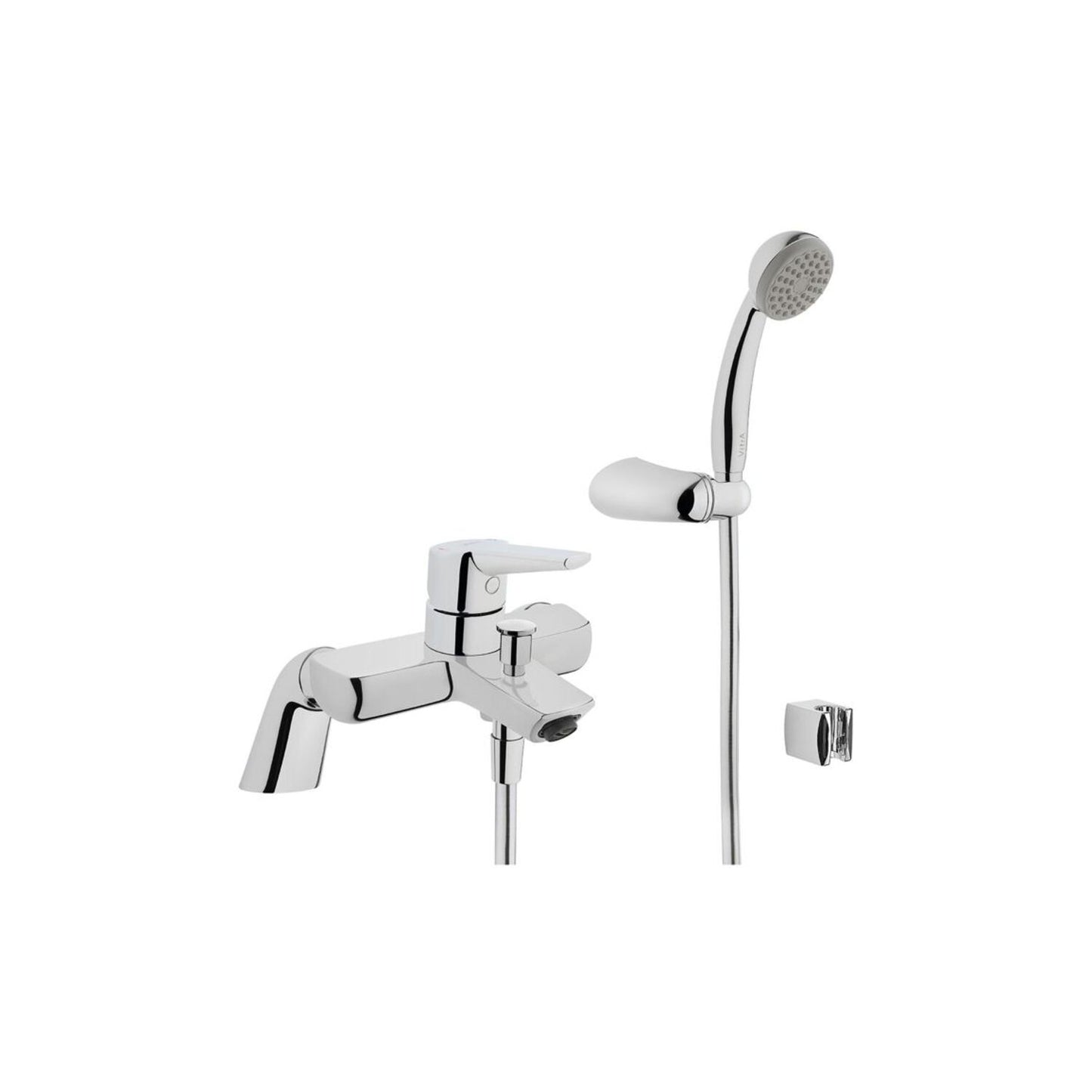 VitrA Solid S Bath/Shower Mixer w/Hand Shower - Chrome