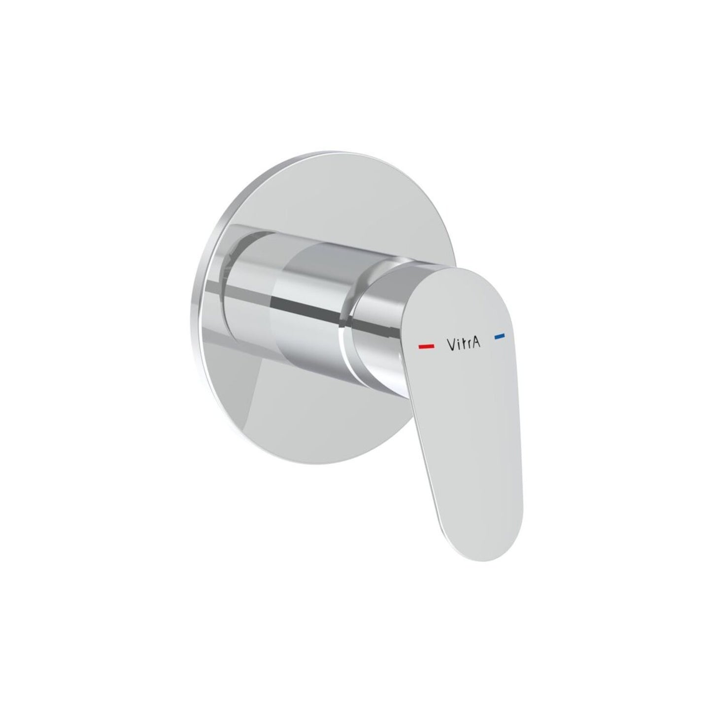 VitrA Flow Round Wall Mounted Shower Valve - Chrome