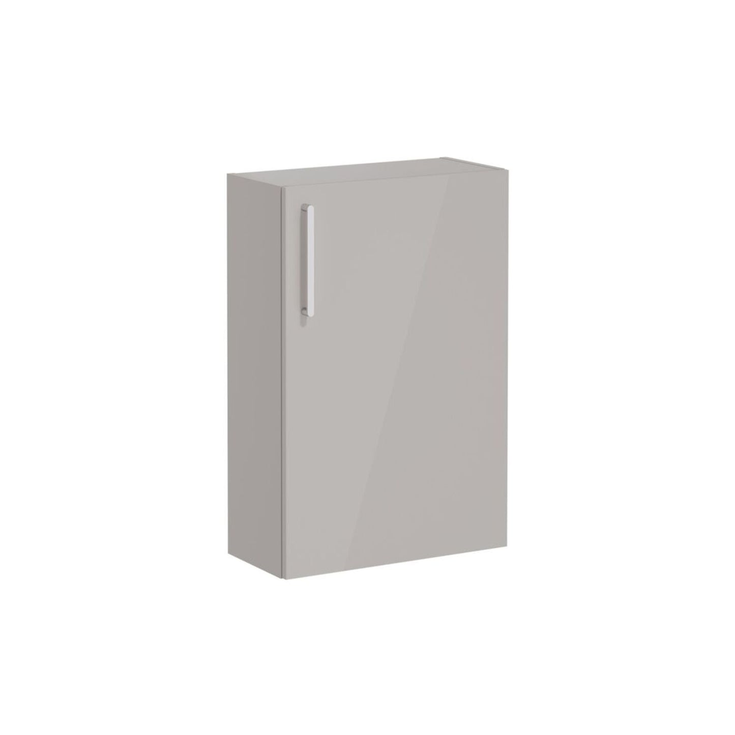 VitrA Root Flat 55cm 1 Door Slim Lower/Base Unit (RH Hinge) - Bright Sahara Beige