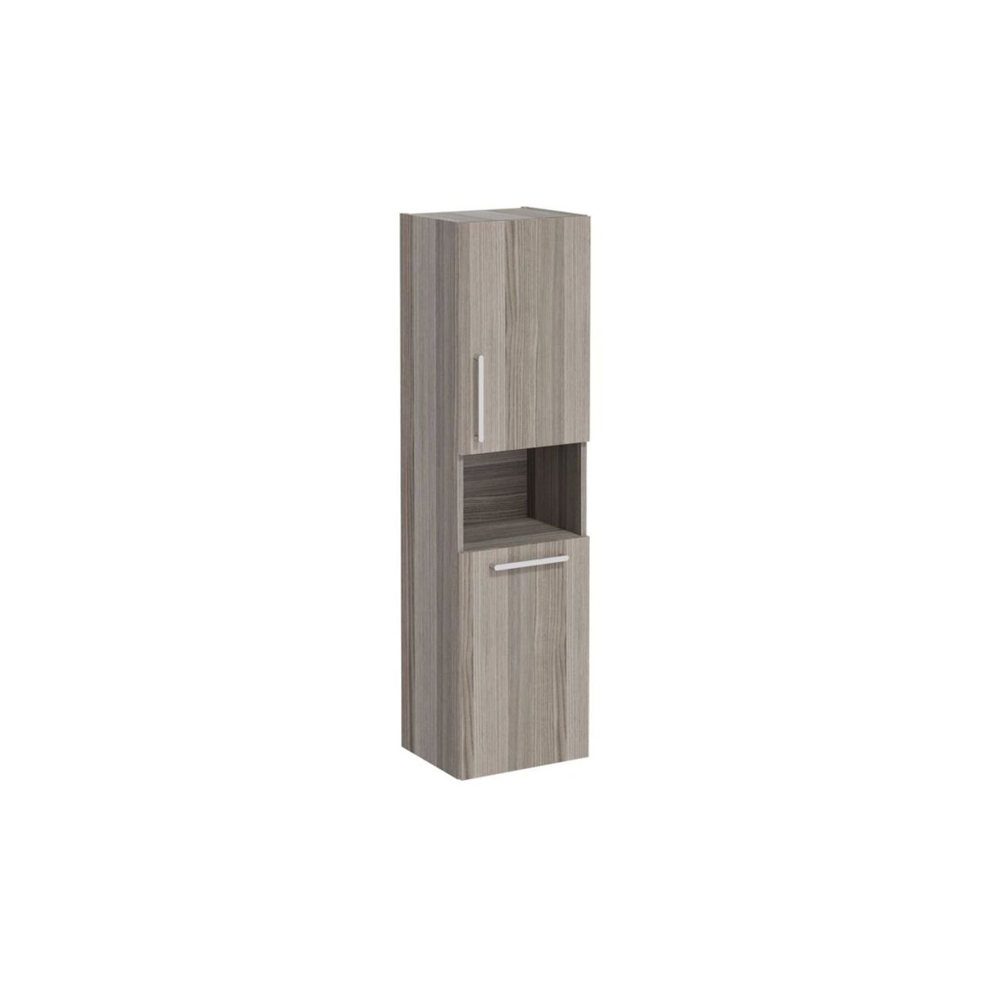 VitrA Root Flat 40cm 2 Door Semi-Tall Unit w/Laundry Basket (RH Hinge) - Cordoba