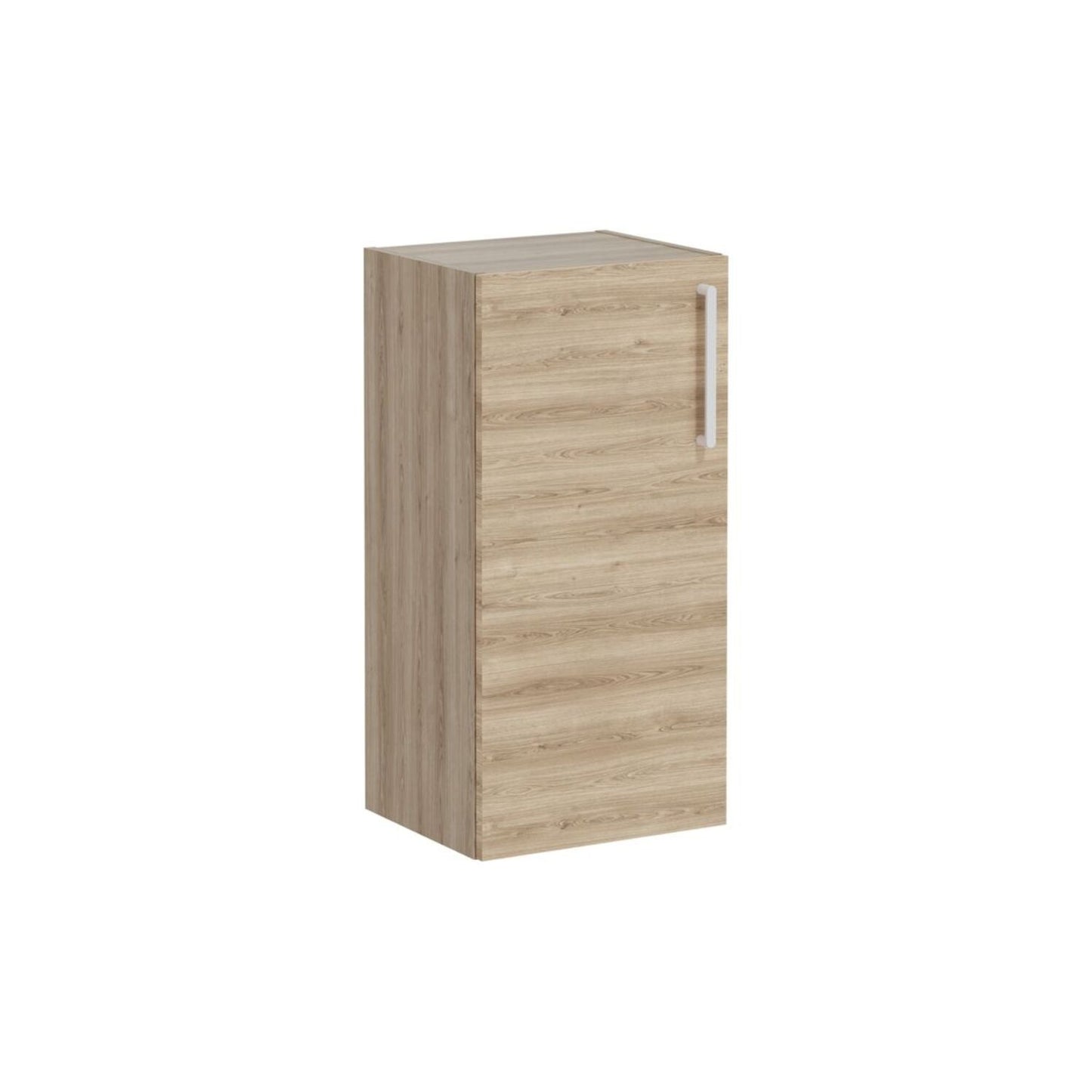 VitrA Root Flat 40cm 1 Door Lower/Base Unit (LH Hinge) - Natural Oak