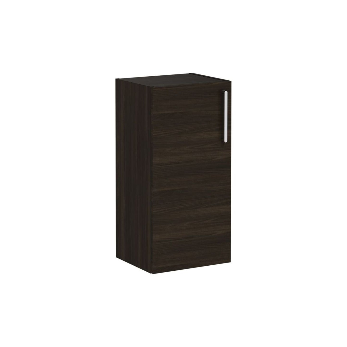 VitrA Root Flat 40cm 1 Door Lower/Base Unit (LH Hinge) - Walnut