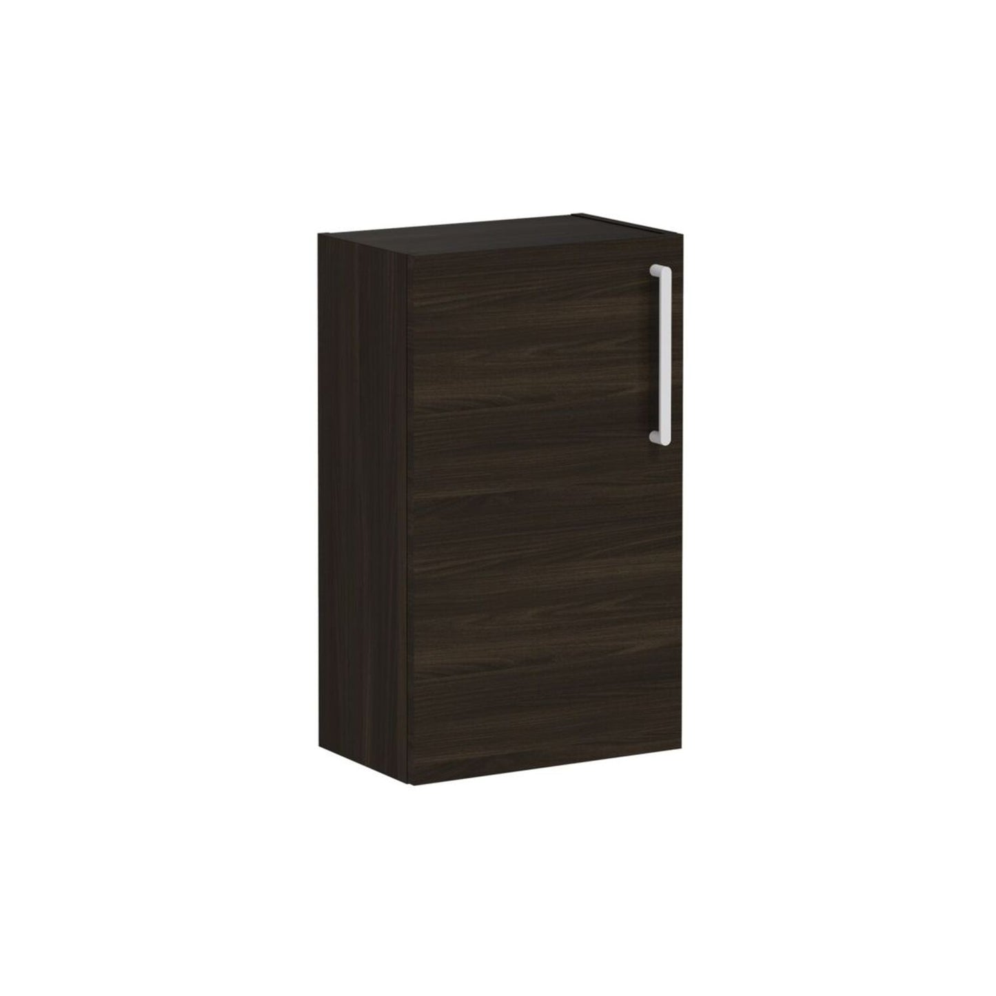 VitrA Root Flat 40cm 1 Door Slim Lower/Base Unit (LH Hinge) - Walnut