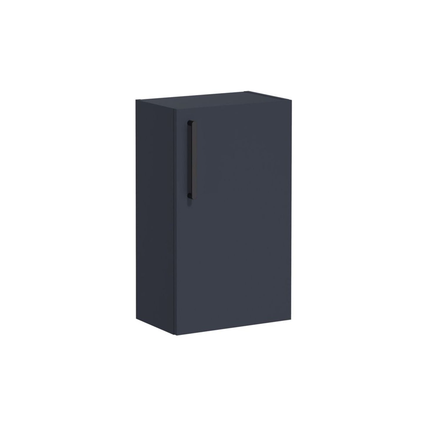 VitrA Root Flat 40cm 1 Door Slim Lower/Base Unit (RH Hinge) - Matt Dark Blue