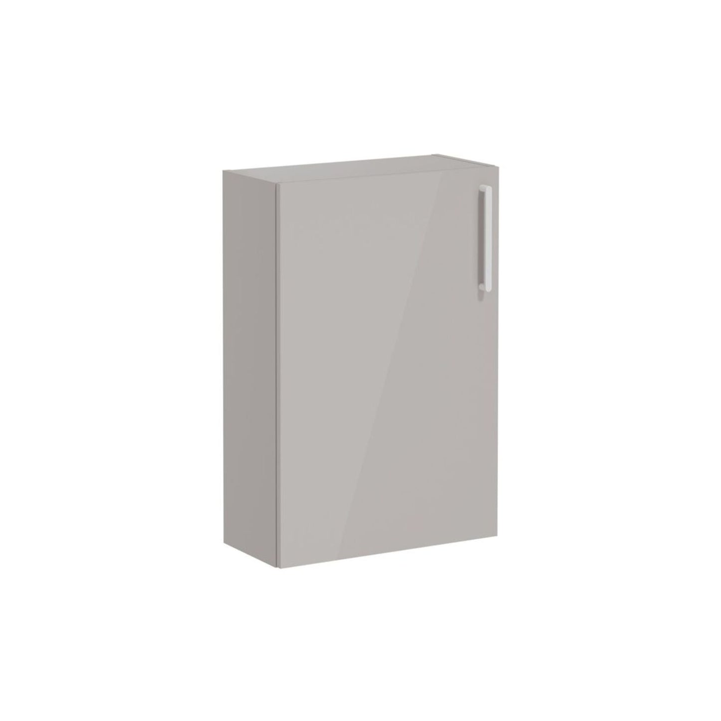 VitrA Root Flat 55cm 1 Door Slim Lower/Base Unit (LH Hinge) - Bright Sahara Beige