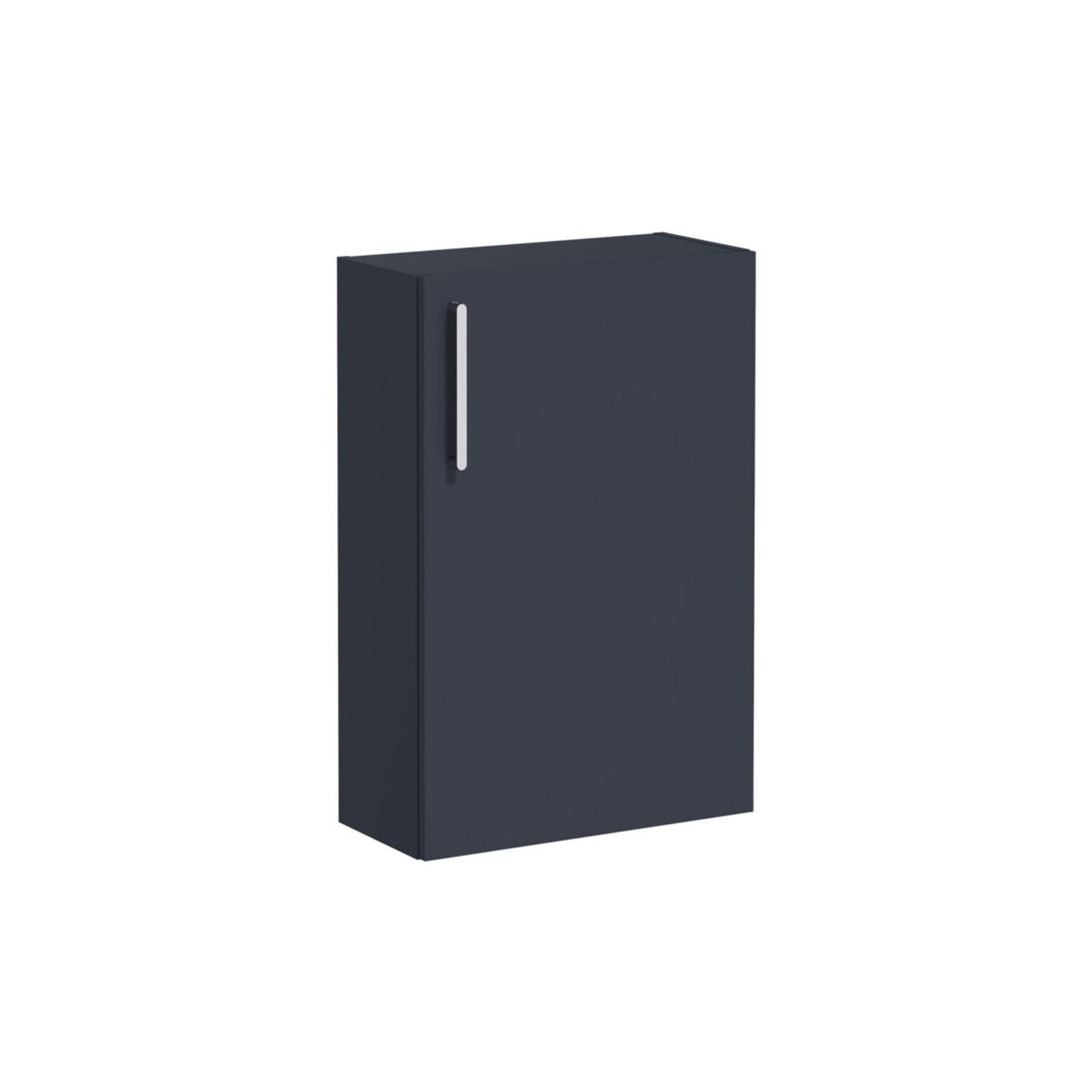 VitrA Root Flat 55cm 1 Door Slim Lower/Base Unit (RH Hinge) - Matt Dark Blue