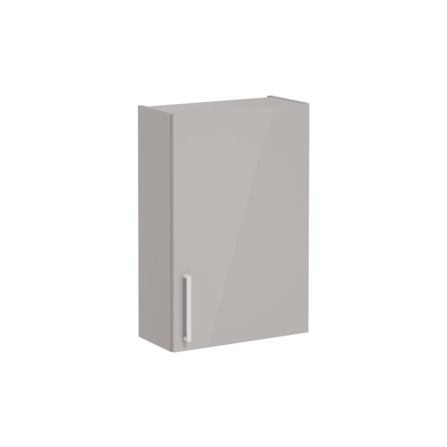 VitrA Root Flat 60cm 1 Door Upper/Wall Unit (RH Hinge) - Bright Sahara Beige