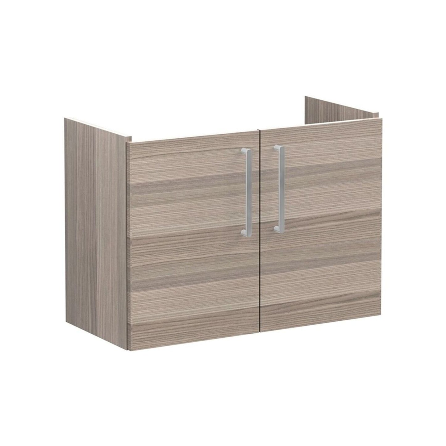 VitrA Root Flat 80cm 2 Door Wall Hung Slim Washbasin Unit - Cordoba