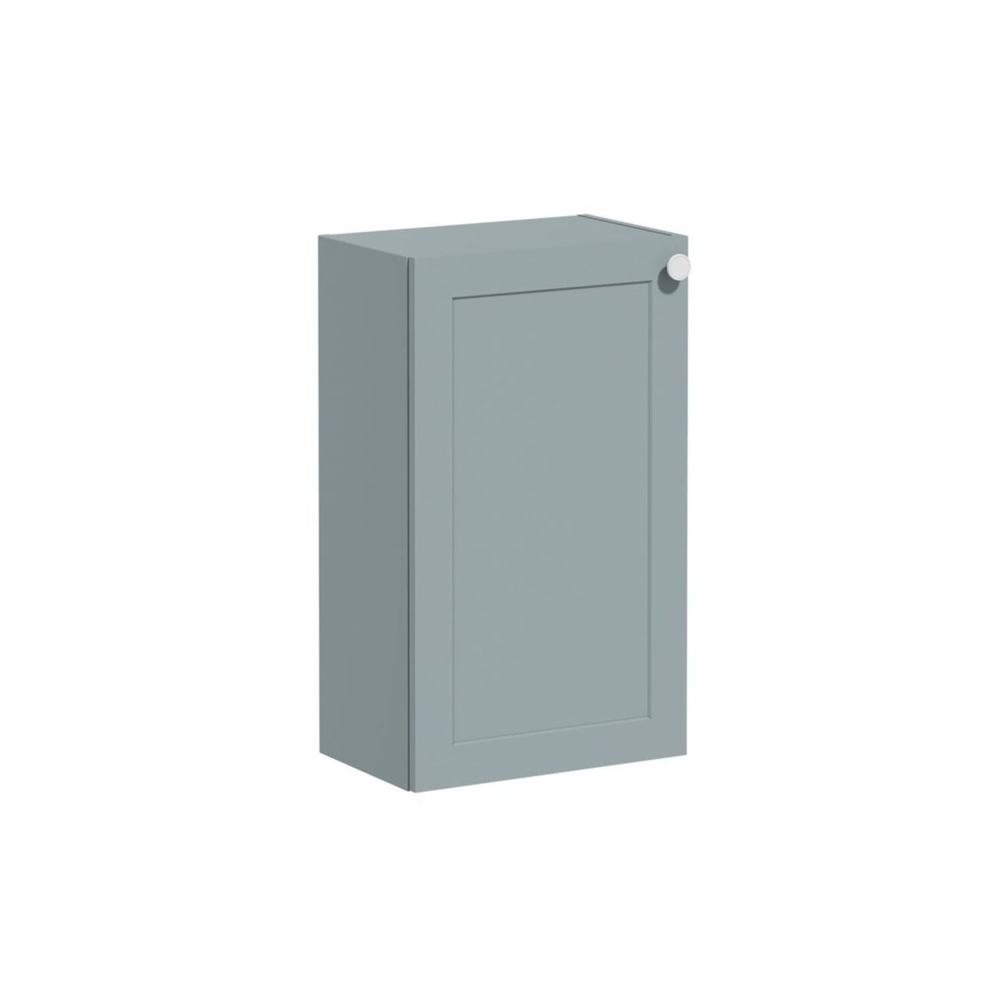 VitrA Root Classic 40cm 1 Door Slim Lower/Base Unit (LH Hinge) - Matt Fjord Green