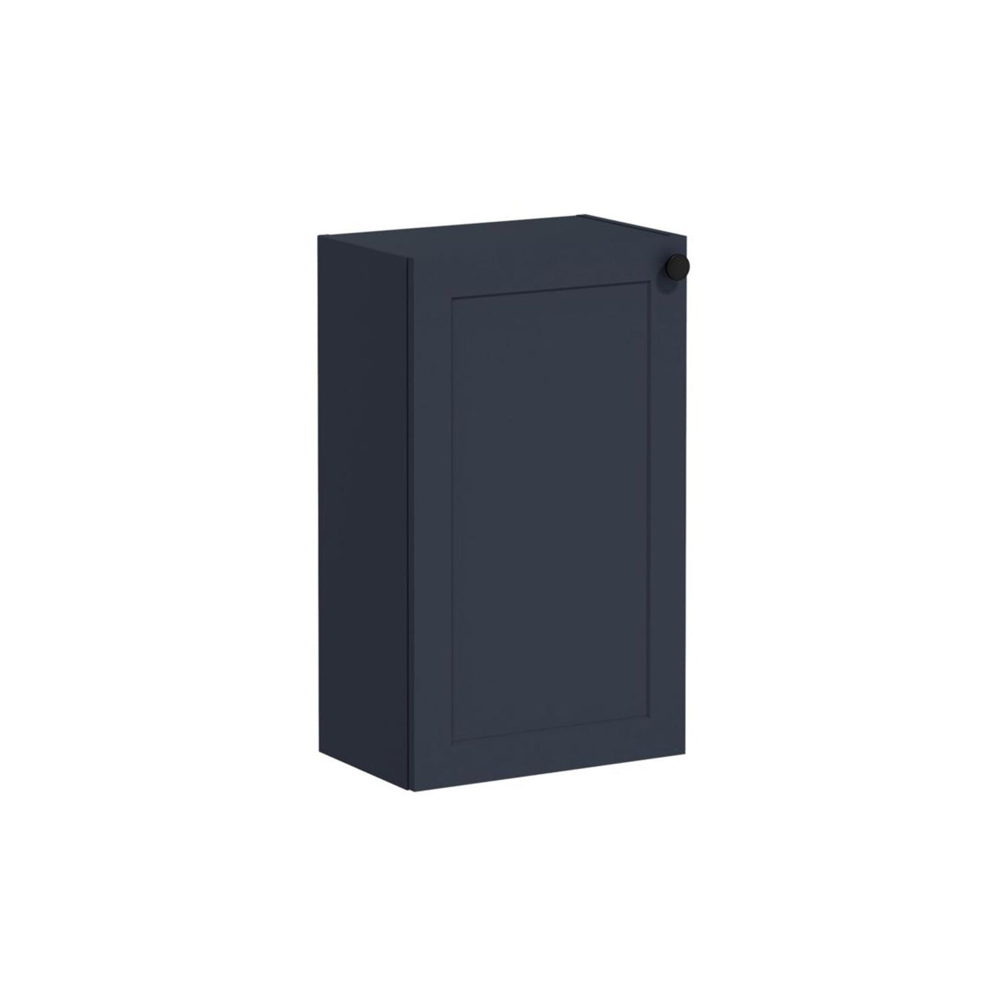 VitrA Root Classic 40cm 1 Door Slim Lower/Base Unit (LH Hinge) - Matt Dark Blue