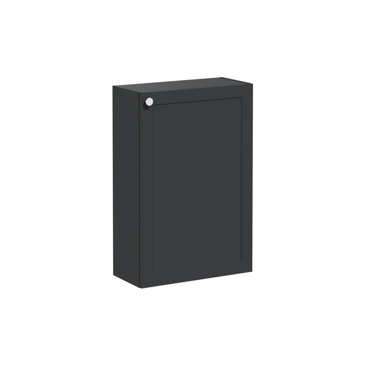 VitrA Root Classic 55cm 1 Door Slim Lower/Base Unit (RH Hinge) - Matt Graphite