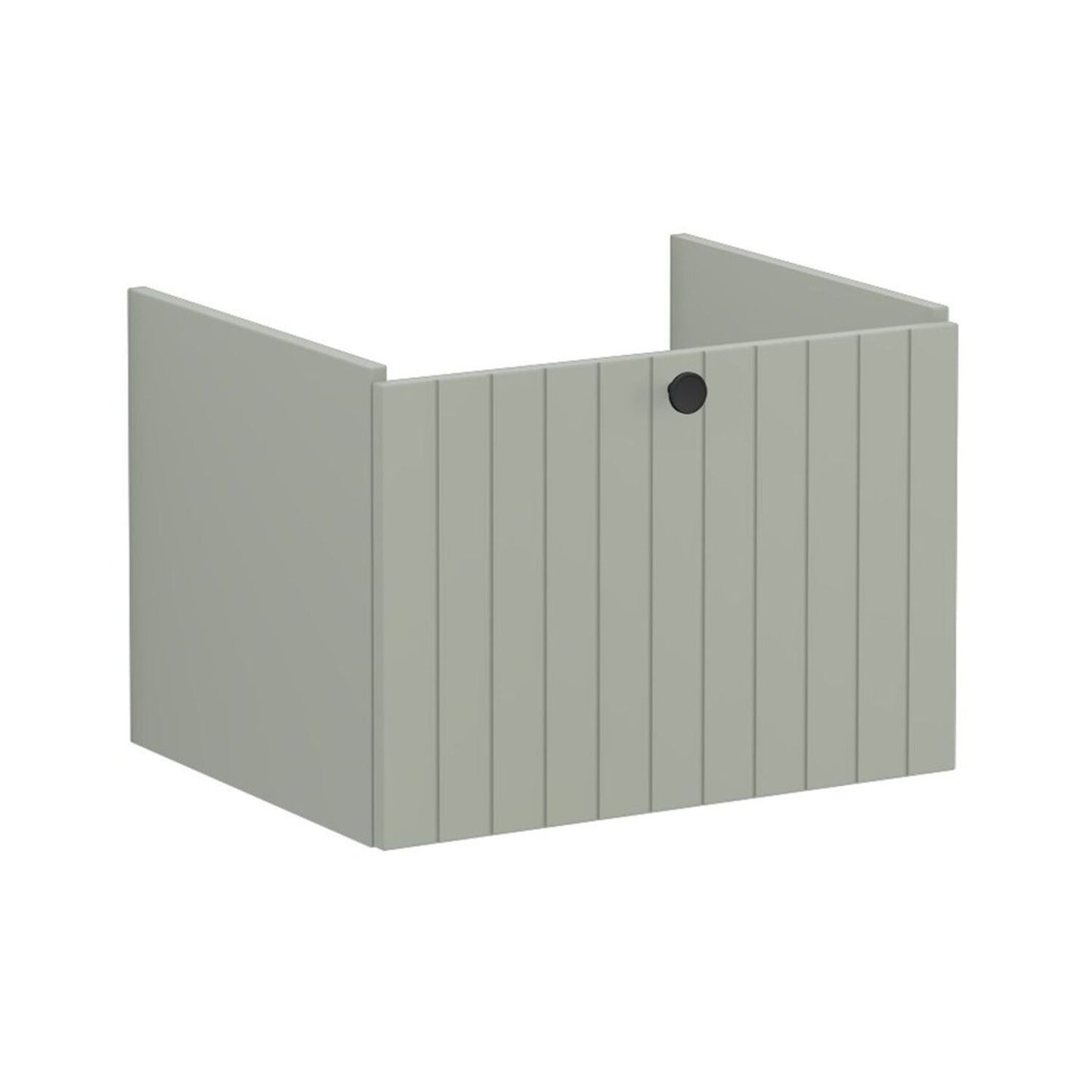 VitrA Root Groove 60cm 1 Drawer Washbasin Unit - Matt Retro Green