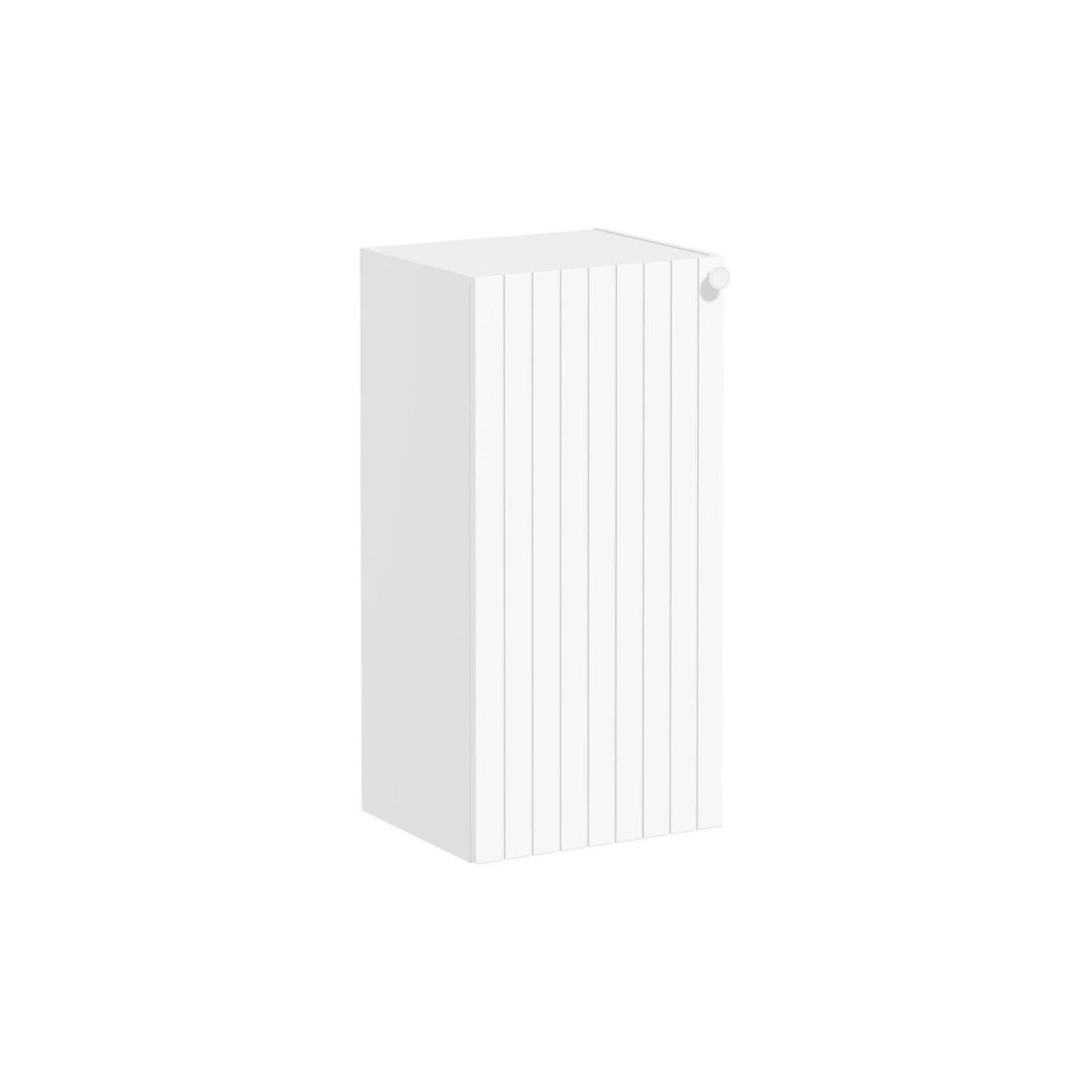 VitrA Root Groove 40cm 1 Door Lower/Base Unit (LH Hinge) - Matt White