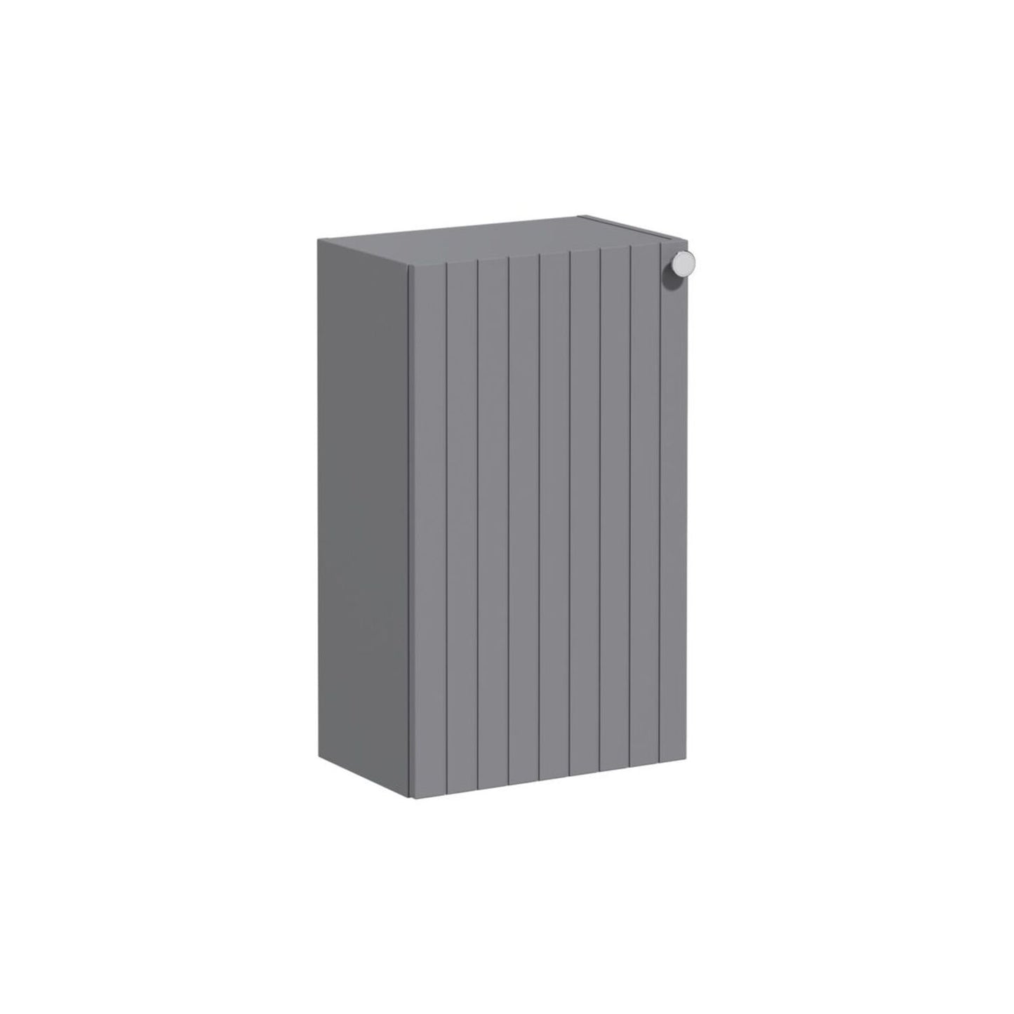 VitrA Root Groove 40cm 1 Door Slim Lower/Base Unit (LH Hinge) - Matt Grey