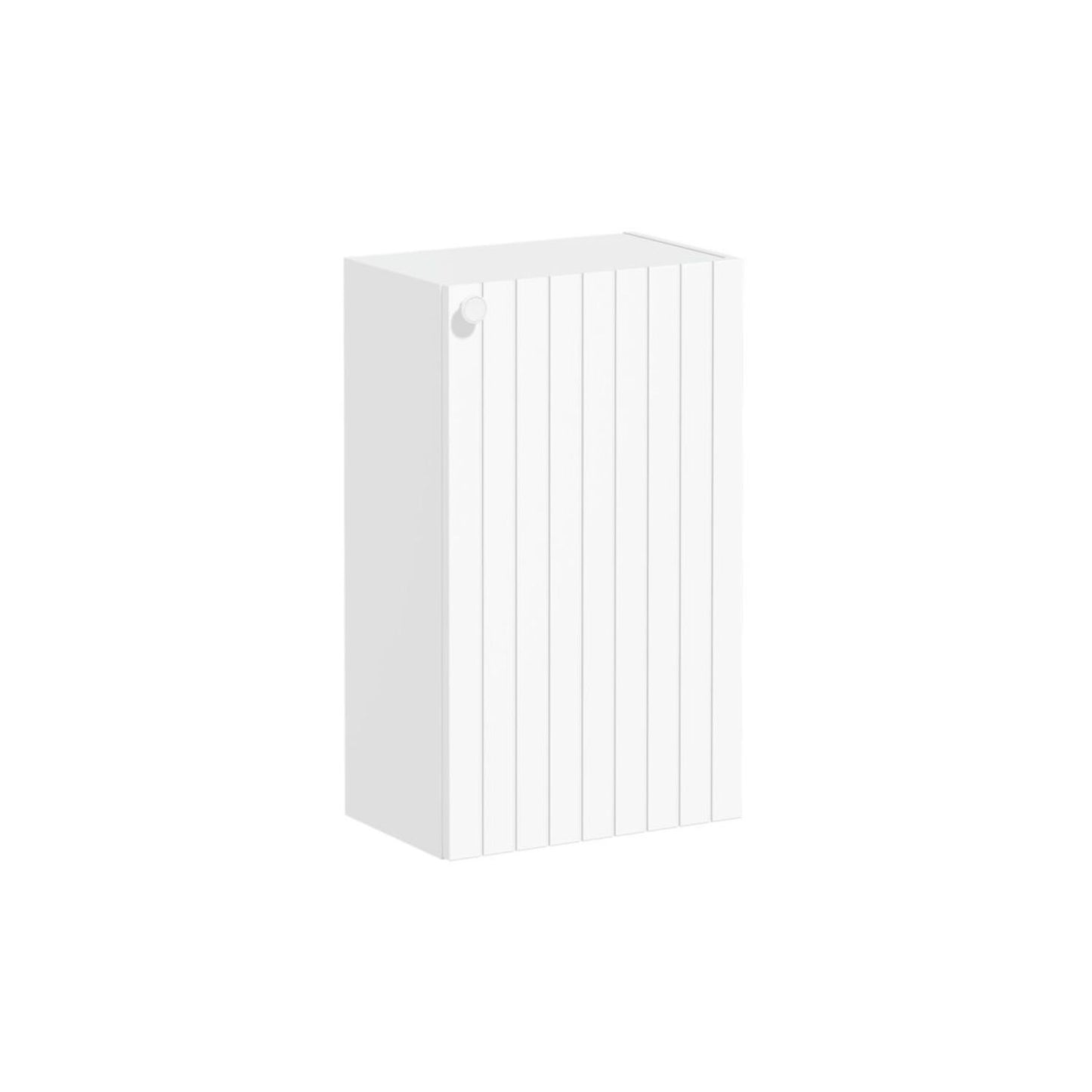 VitrA Root Groove 40cm 1 Door Slim Lower/Base Unit (RH Hinge) - Matt White