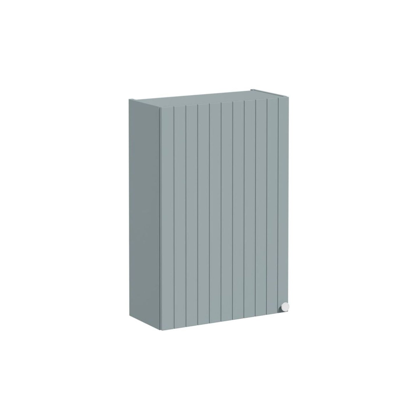 VitrA Root Groove 60cm 1 Door Upper/Wall Unit (LH Hinge) - Matt Fjord Green