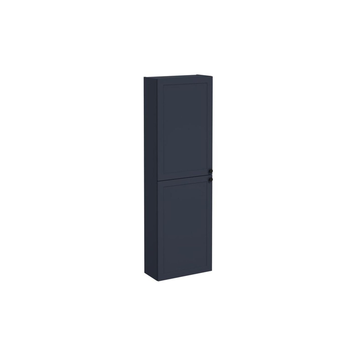 VitrA Root Classic 55cm 2 Door Slim Tall Unit (LH Hinge) - Matt Dark Blue
