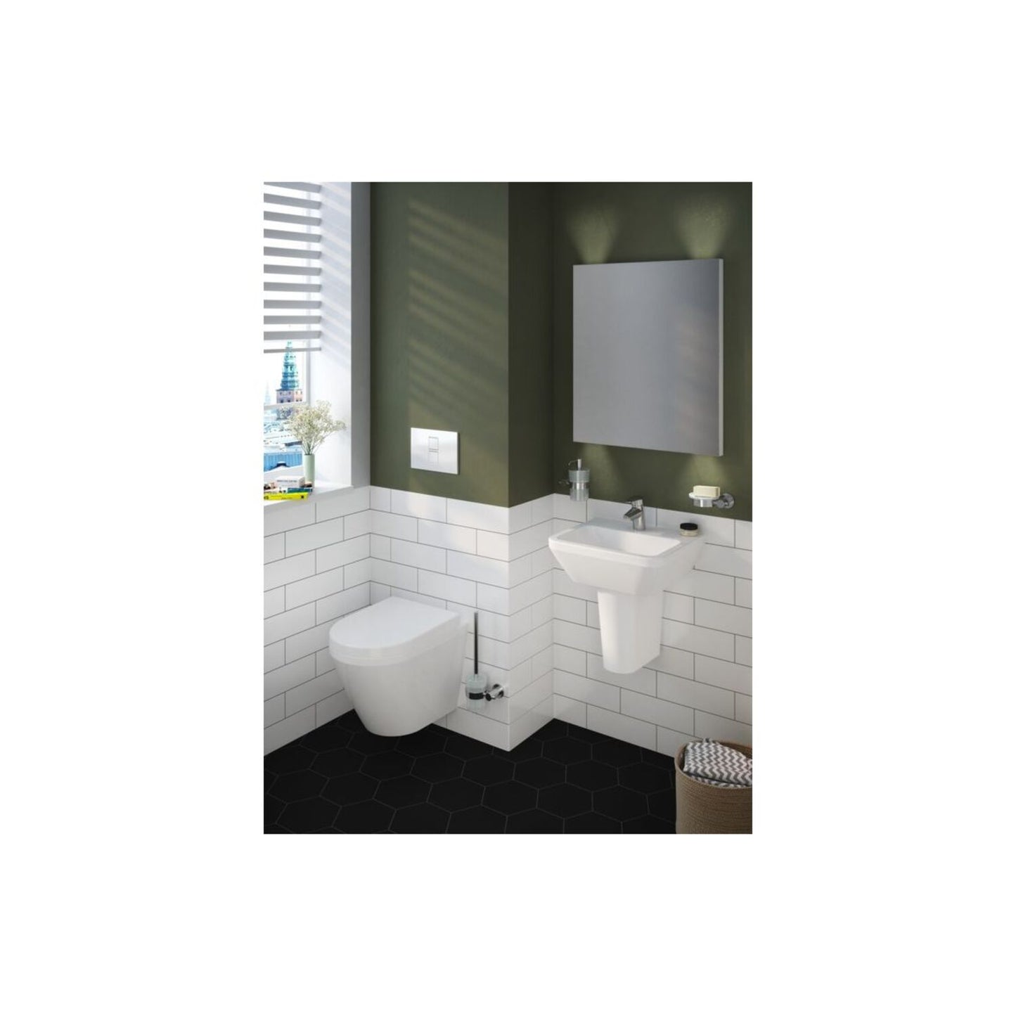 Vitra Integra Compact Basin W/Overflow