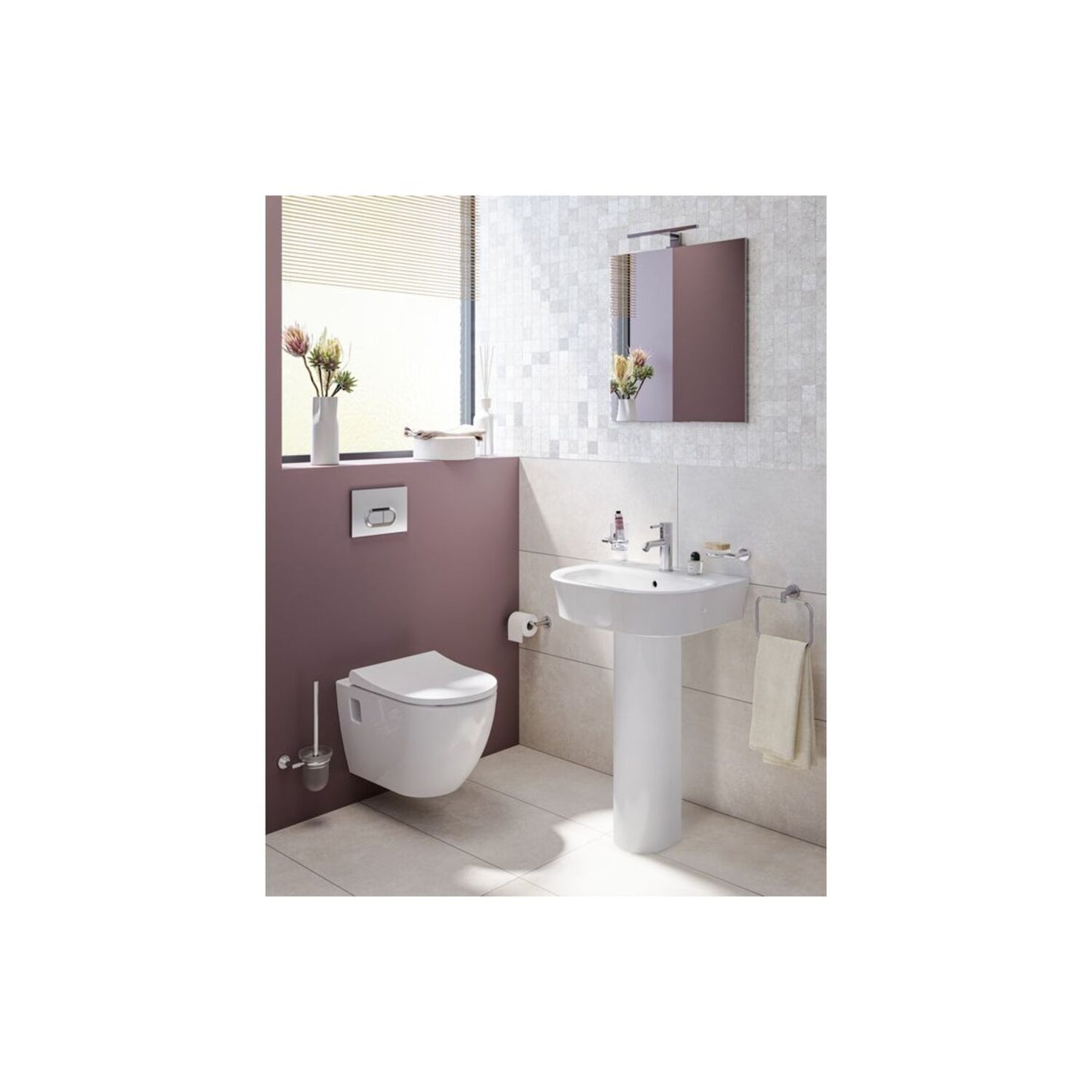 VitrA Integra Full Pedestal Only 180X175mm - White