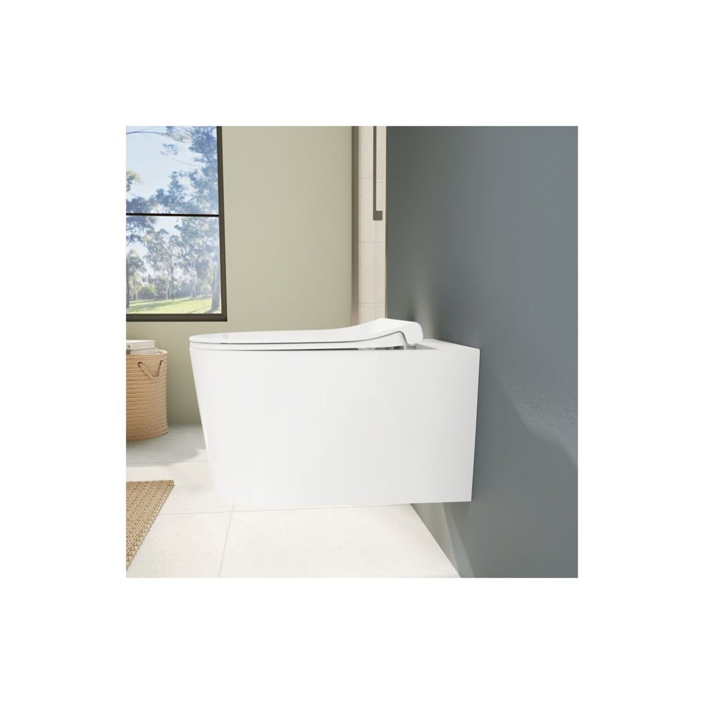 VitrA Sonic Flush Soft Close Slim Toilet Seat - White