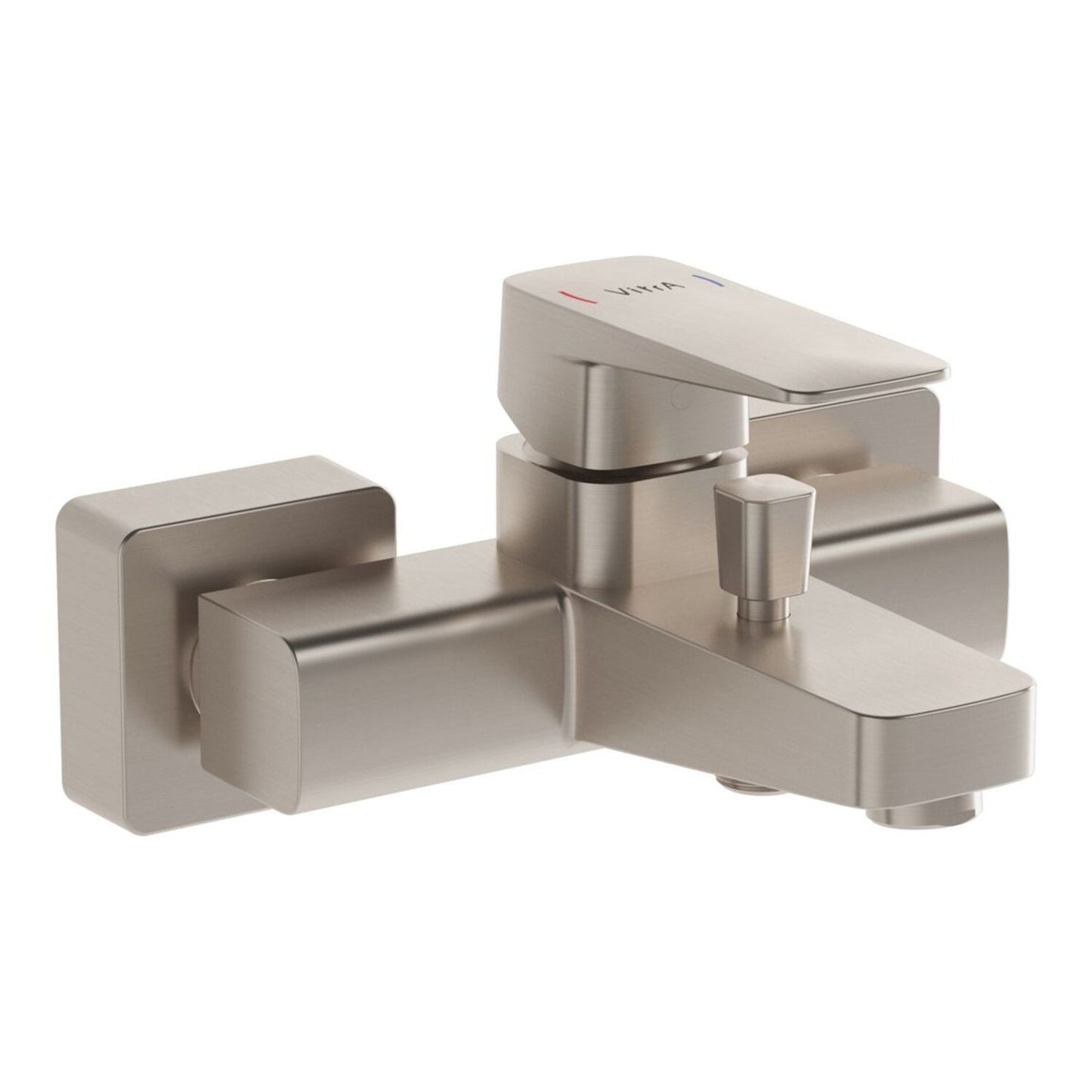 Vitra Root Square Wall Mounted Bath/Shower Mixer