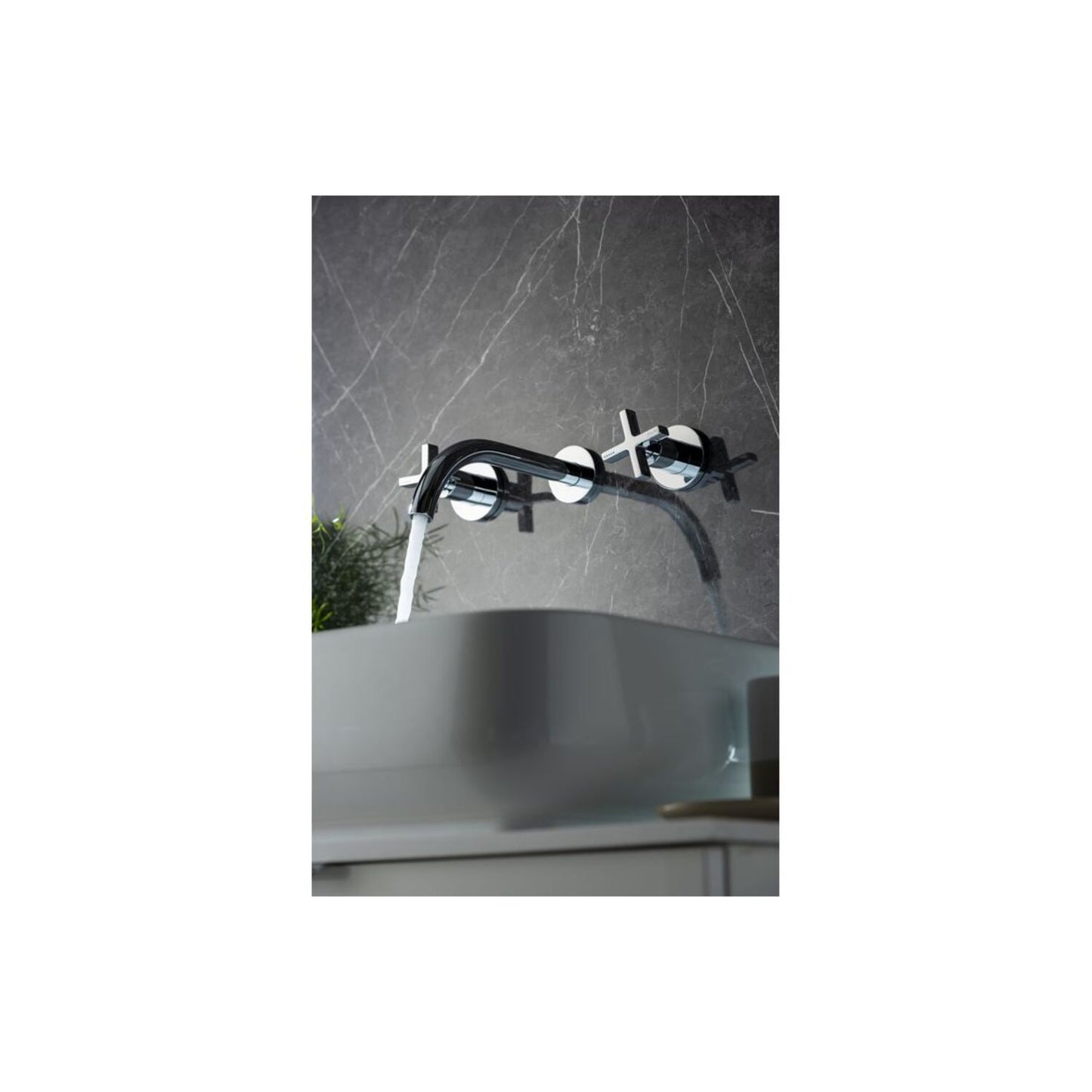 Abode Serenitie Wall Mounted Basin/Bath Mixer