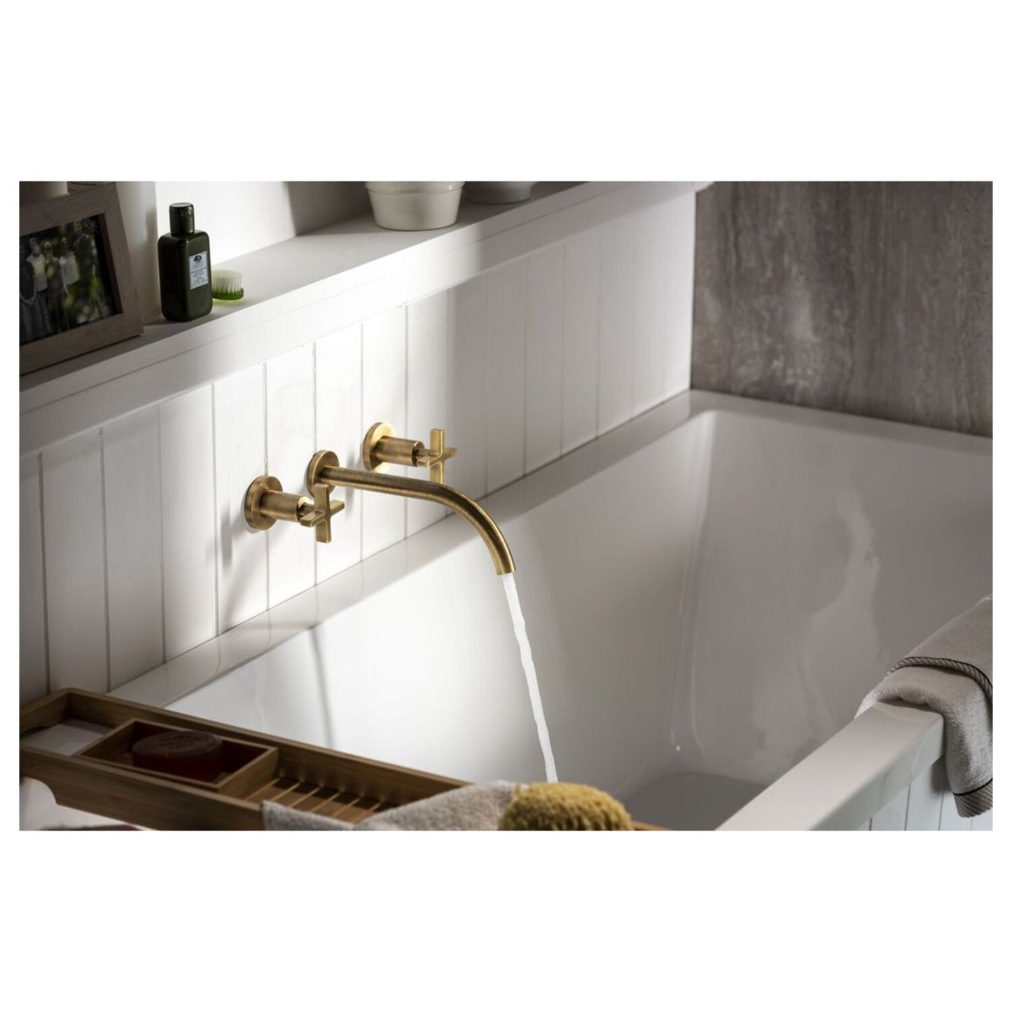 Abode Serenitie Wall Mounted Basin/Bath Mixer