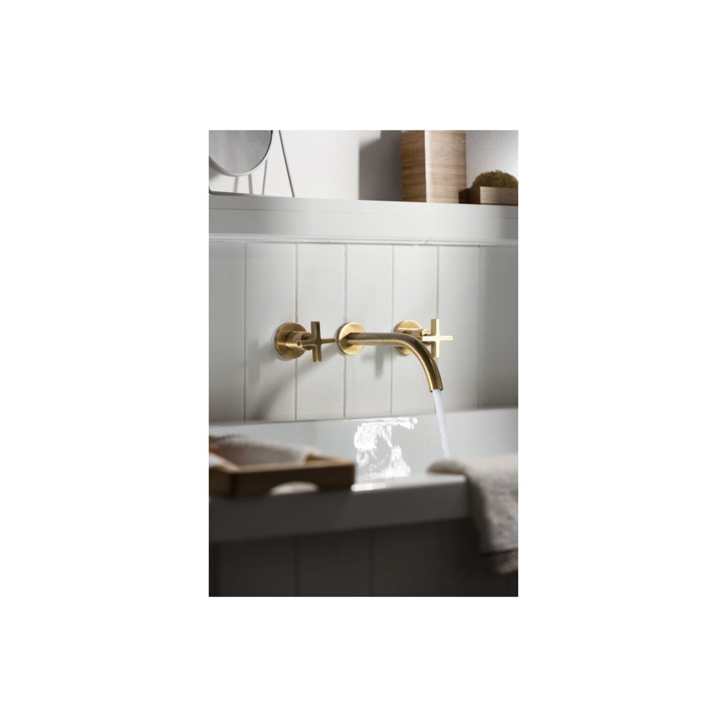 Abode Serenitie Wall Mounted Basin/Bath Mixer