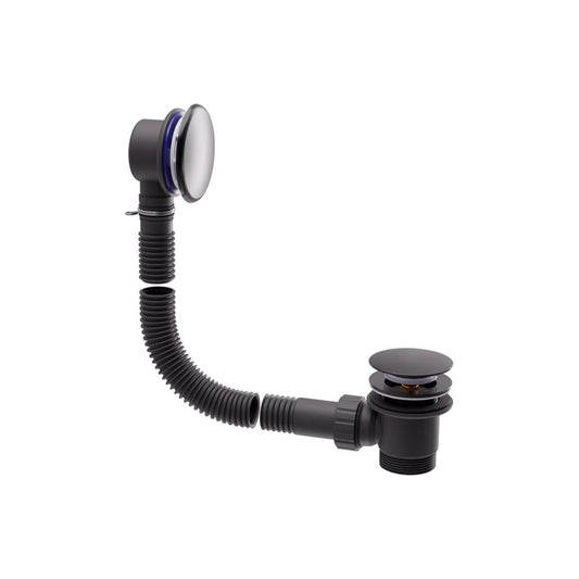 Abode Bath Overflow & Clicker Waste - Gunmetal