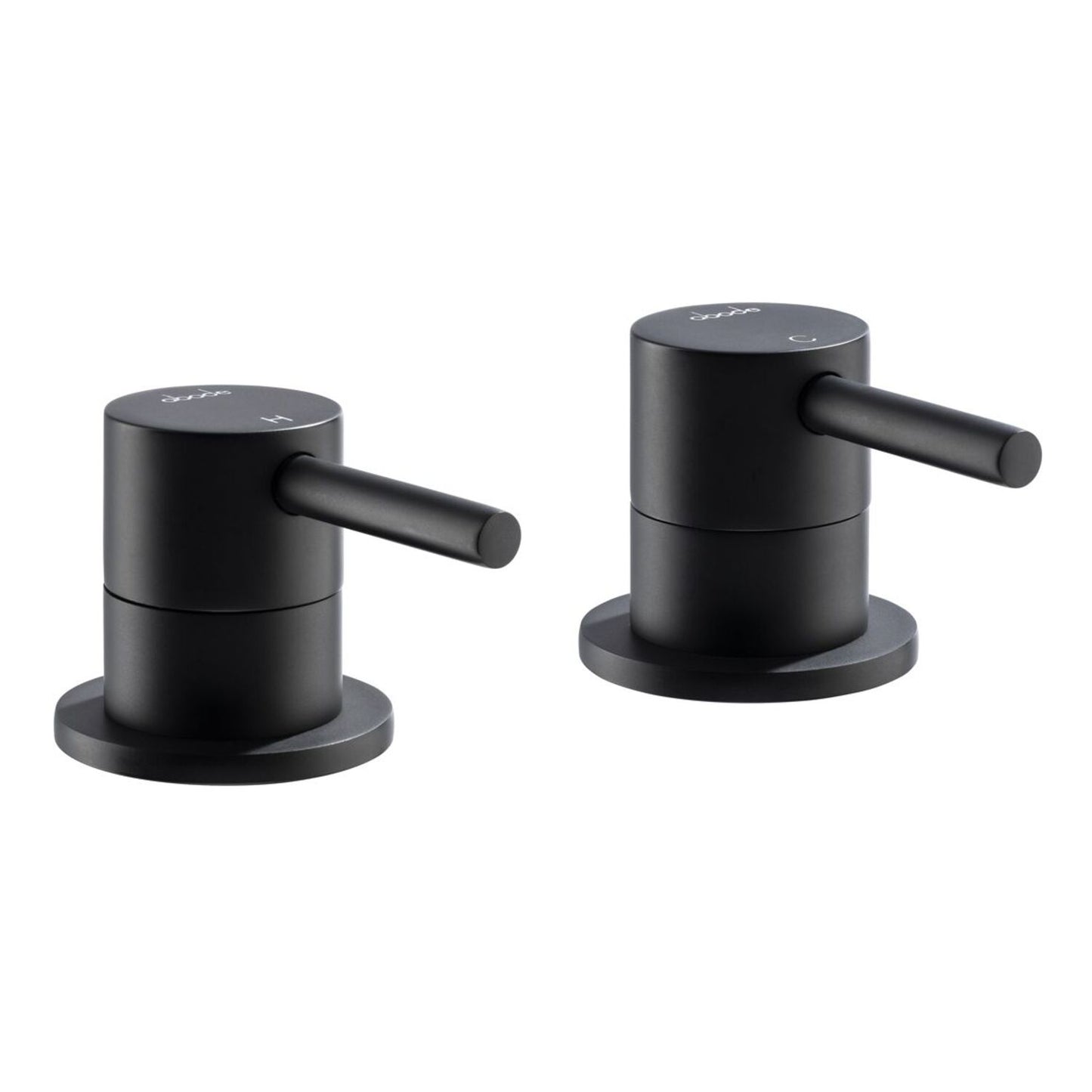 Abode Harmonie Round Bath Filler Panel Valves (Pair)