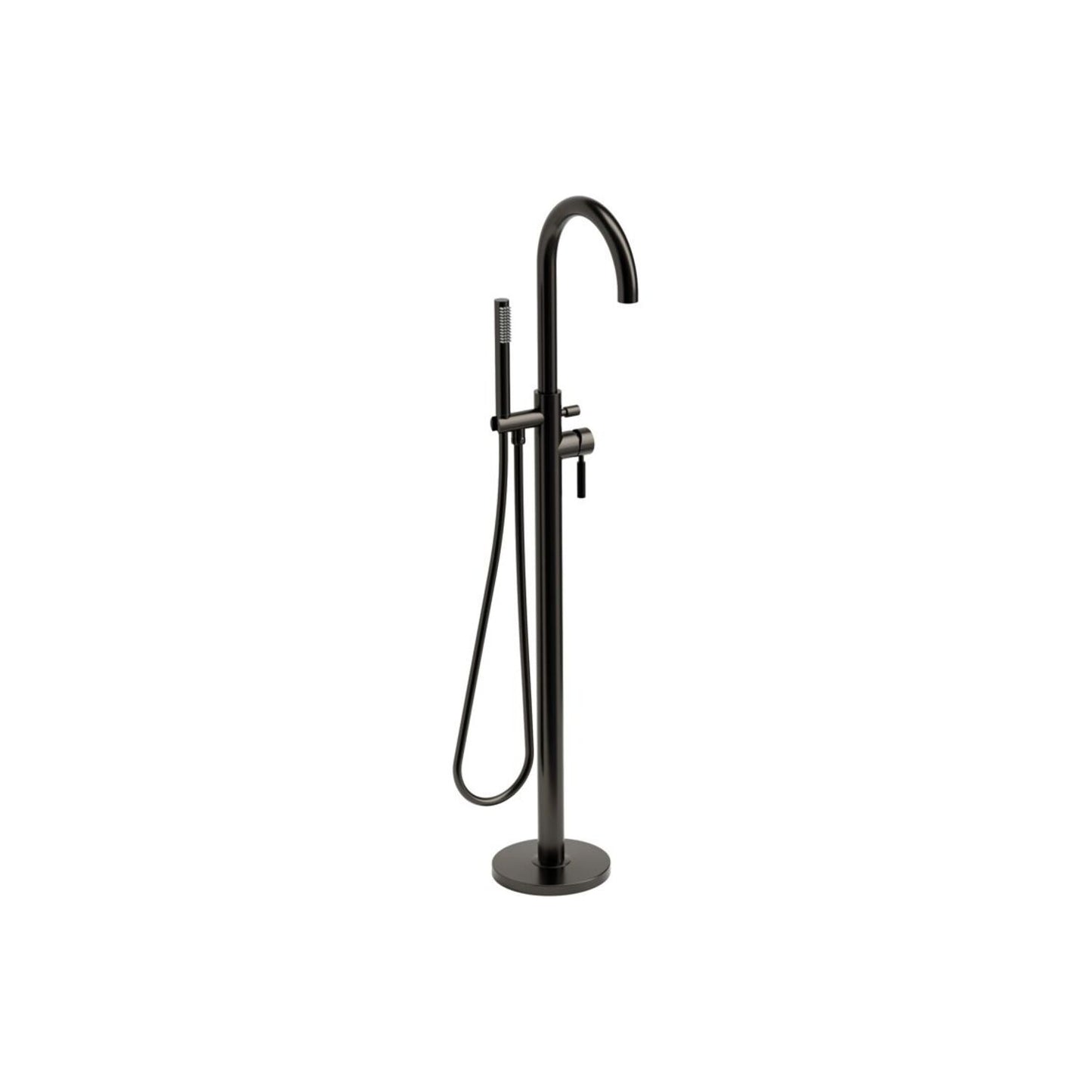 Abode Refine Floorstanding Bath/Shower Mixer - Gunmetal