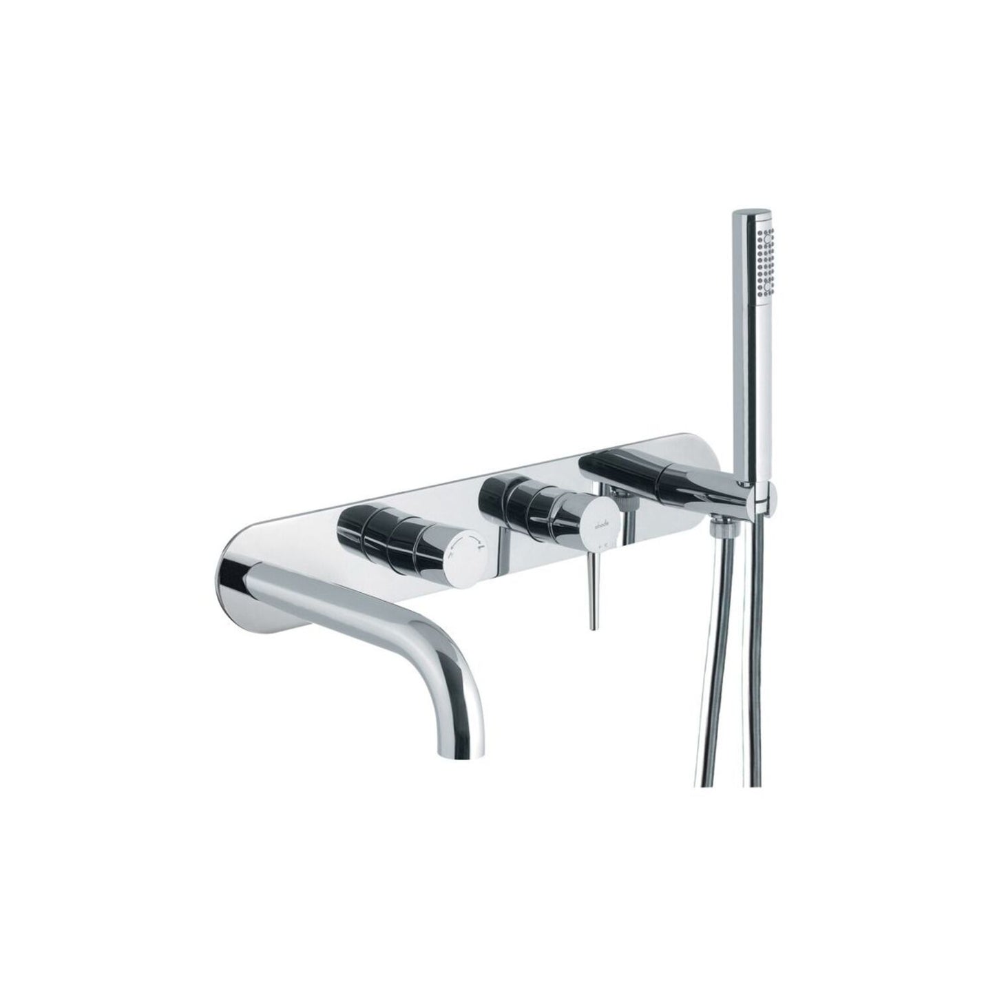 Abode Chao Wall Mounted Bath Shower Mixer - Chrome