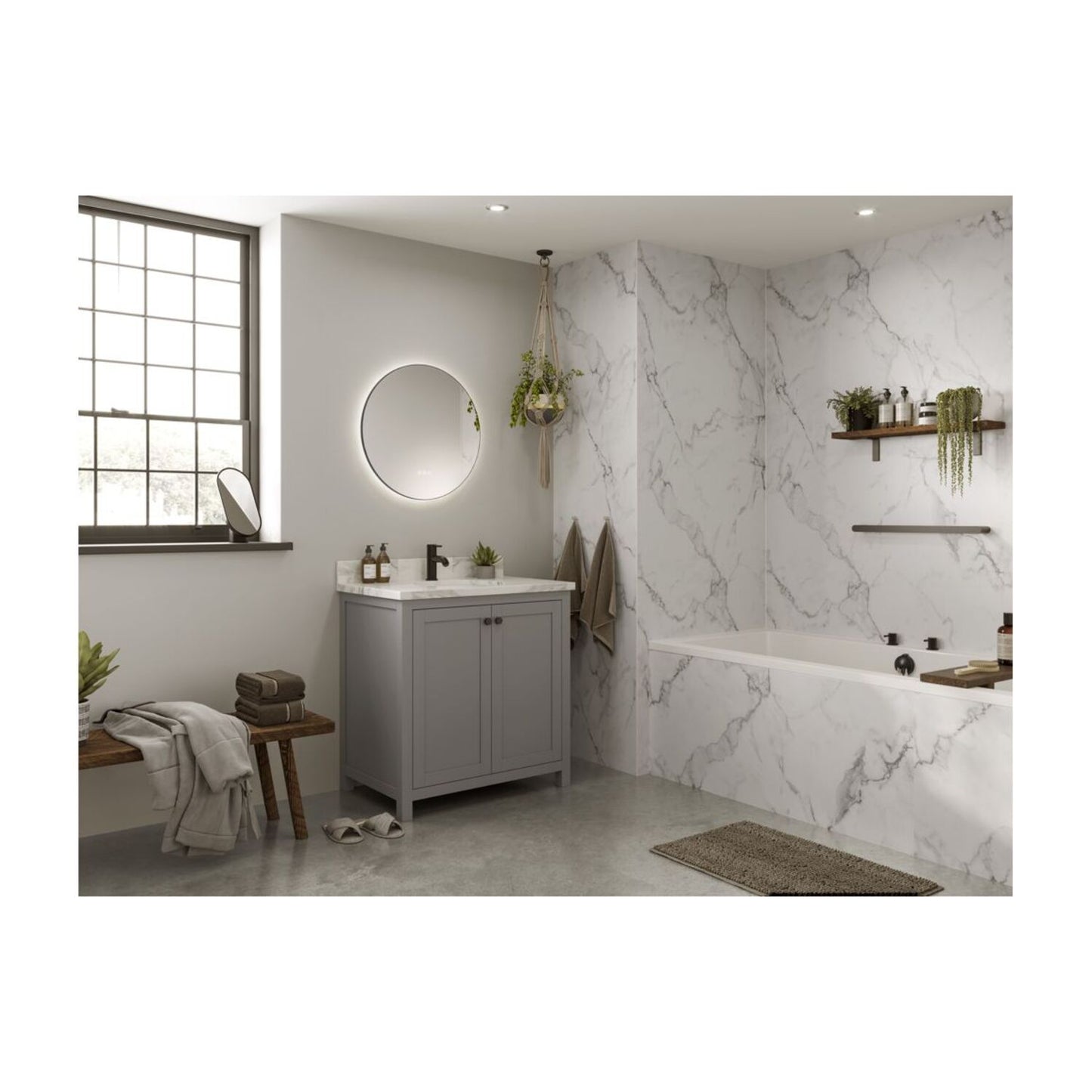 Abode Mayar 600mm Round LED Mirror