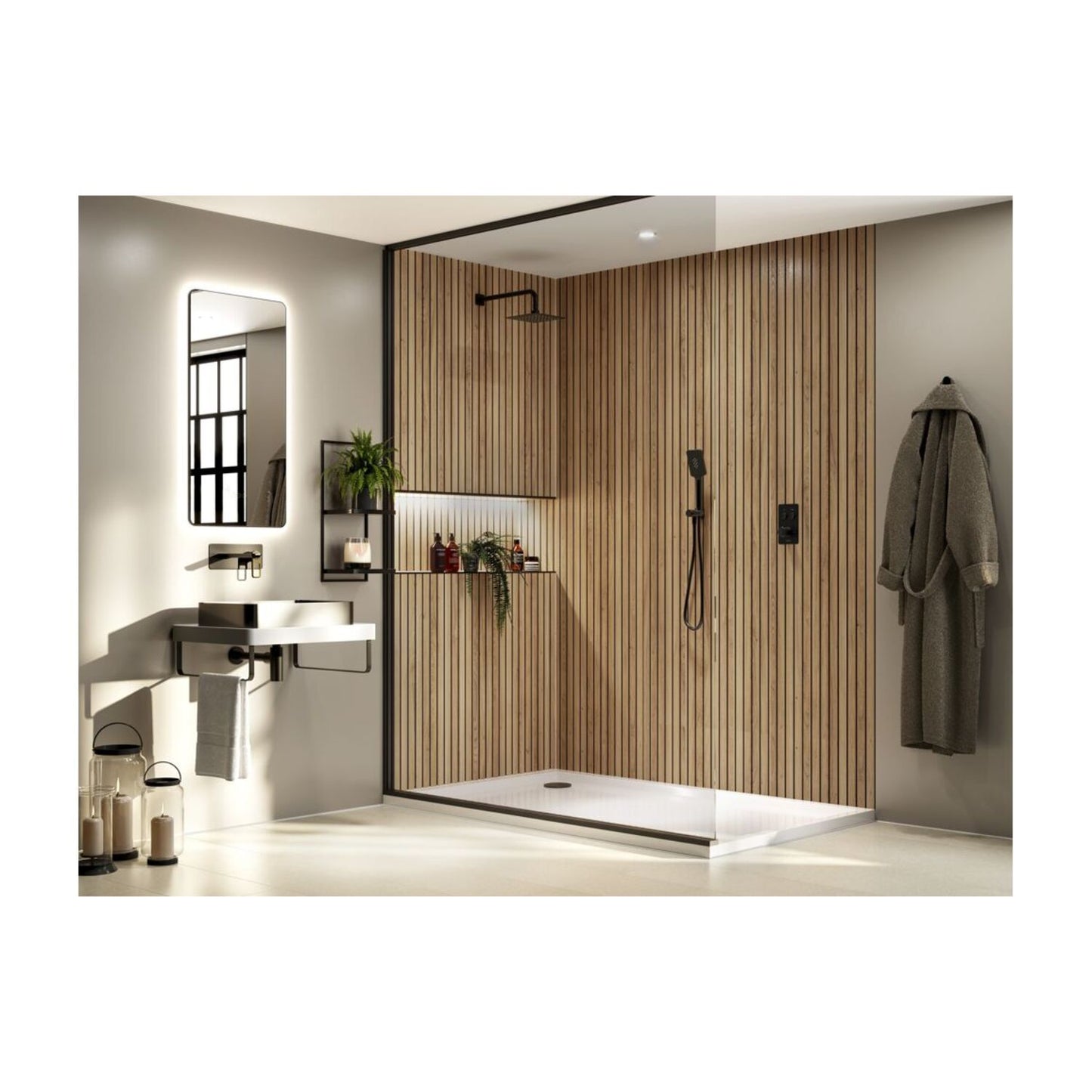Abode Mayar Tablet LED Mirror 450X900mm