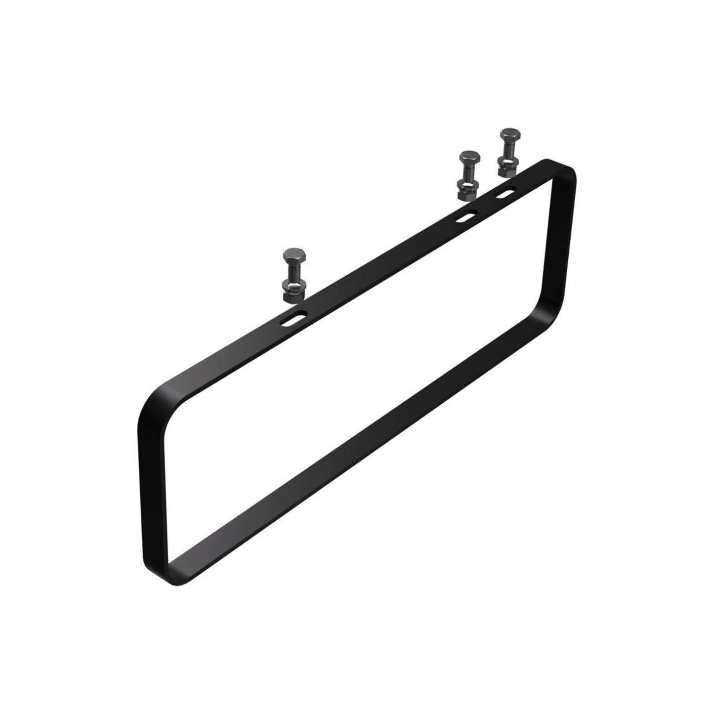 Abode Tableau/Iox Shelf & Round Basin Set - Pebble Grey w/Matt Black Finishes