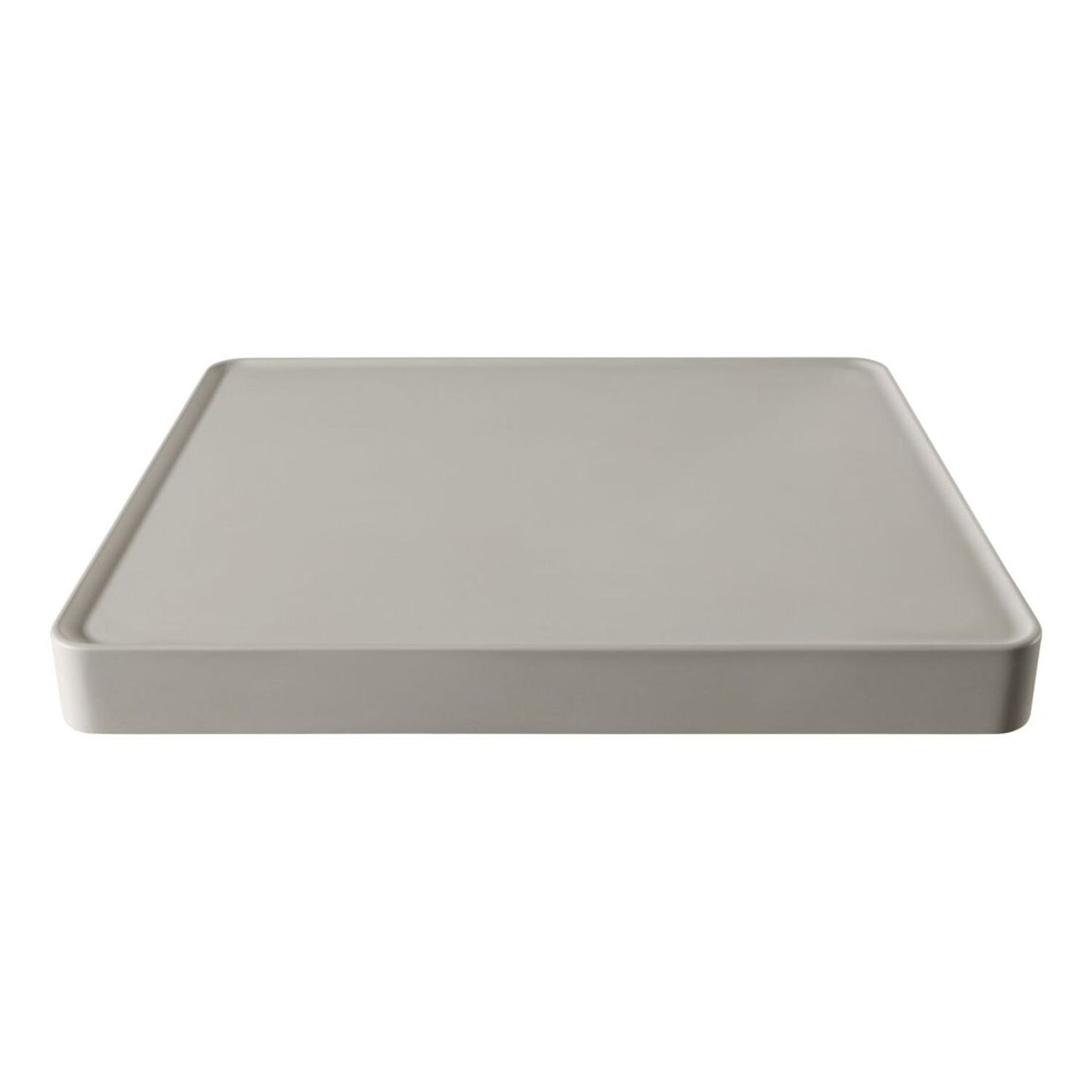 Abode Tableau/Iox Shelf & Tablet Basin Set - Pebble Grey w/Matt Black Finishes