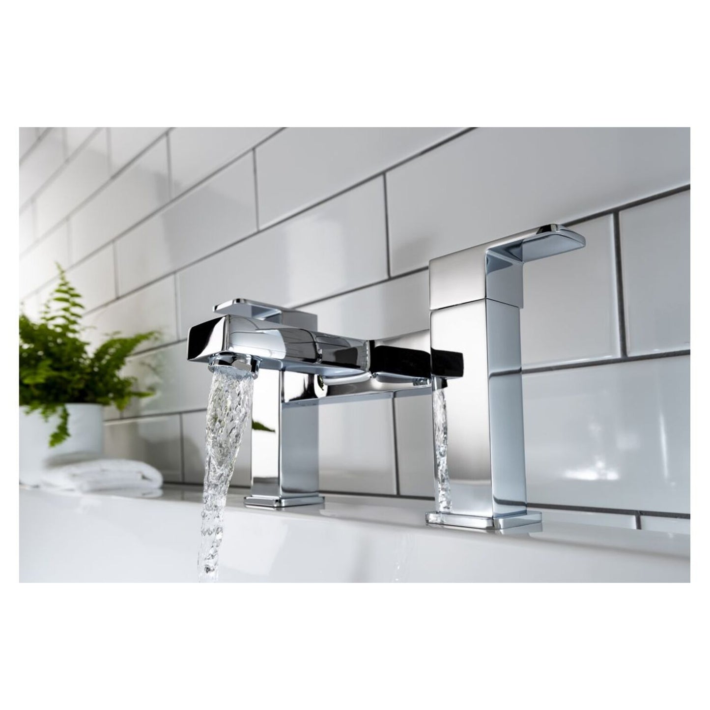 Abode Fervour Pack Offer 3 (Tall Basin Mixer & Bath Filler) - Chrome