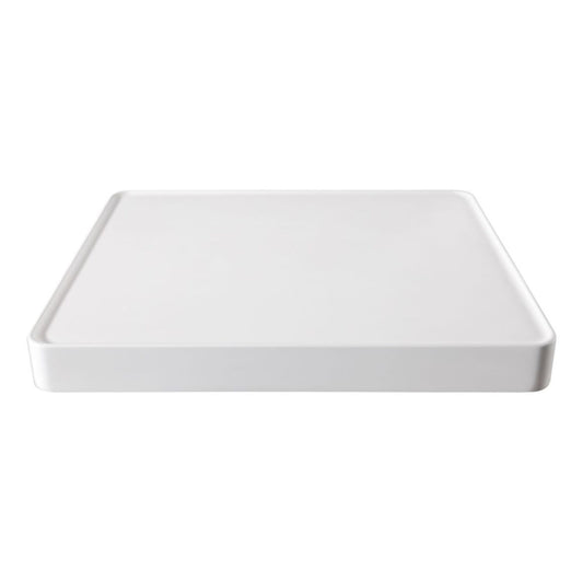 Abode Tableau 600mm Basin Shelf & Brackets - Chalk White
