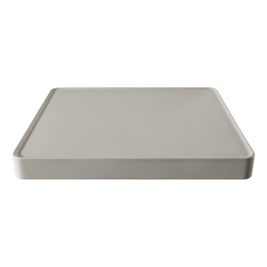 Abode Tableau 600mm Basin Shelf & Brackets - Pebble Grey