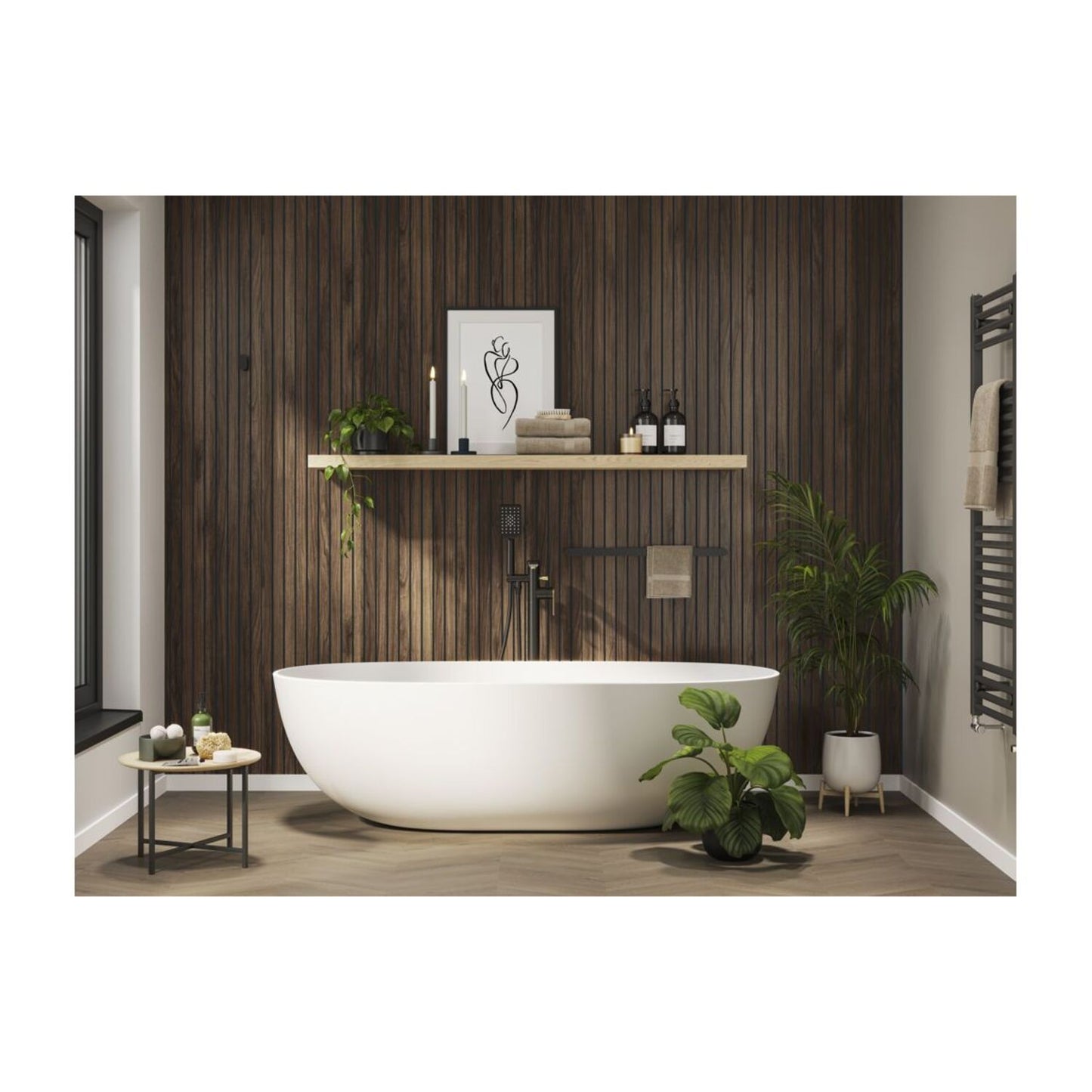 Abode Uno Single Towel Rail
