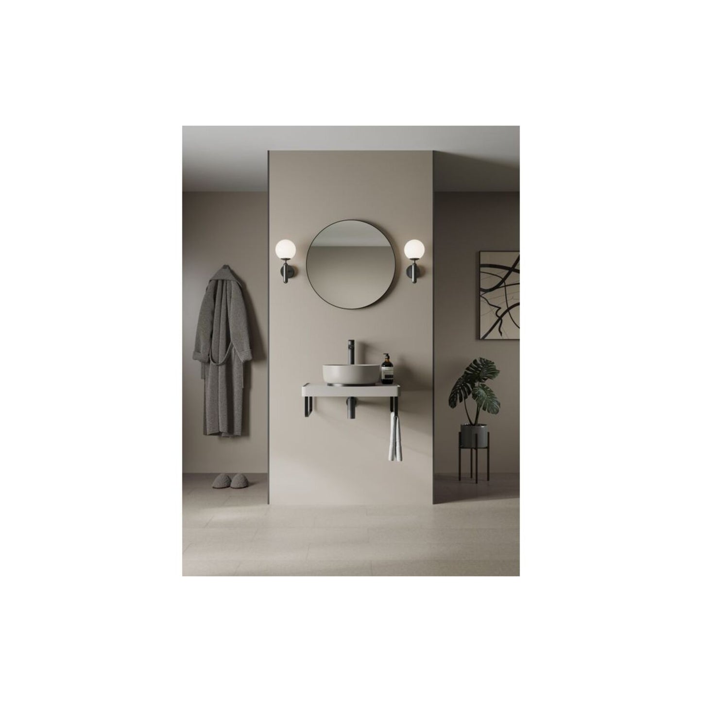 Abode Uno Single Towel Rail