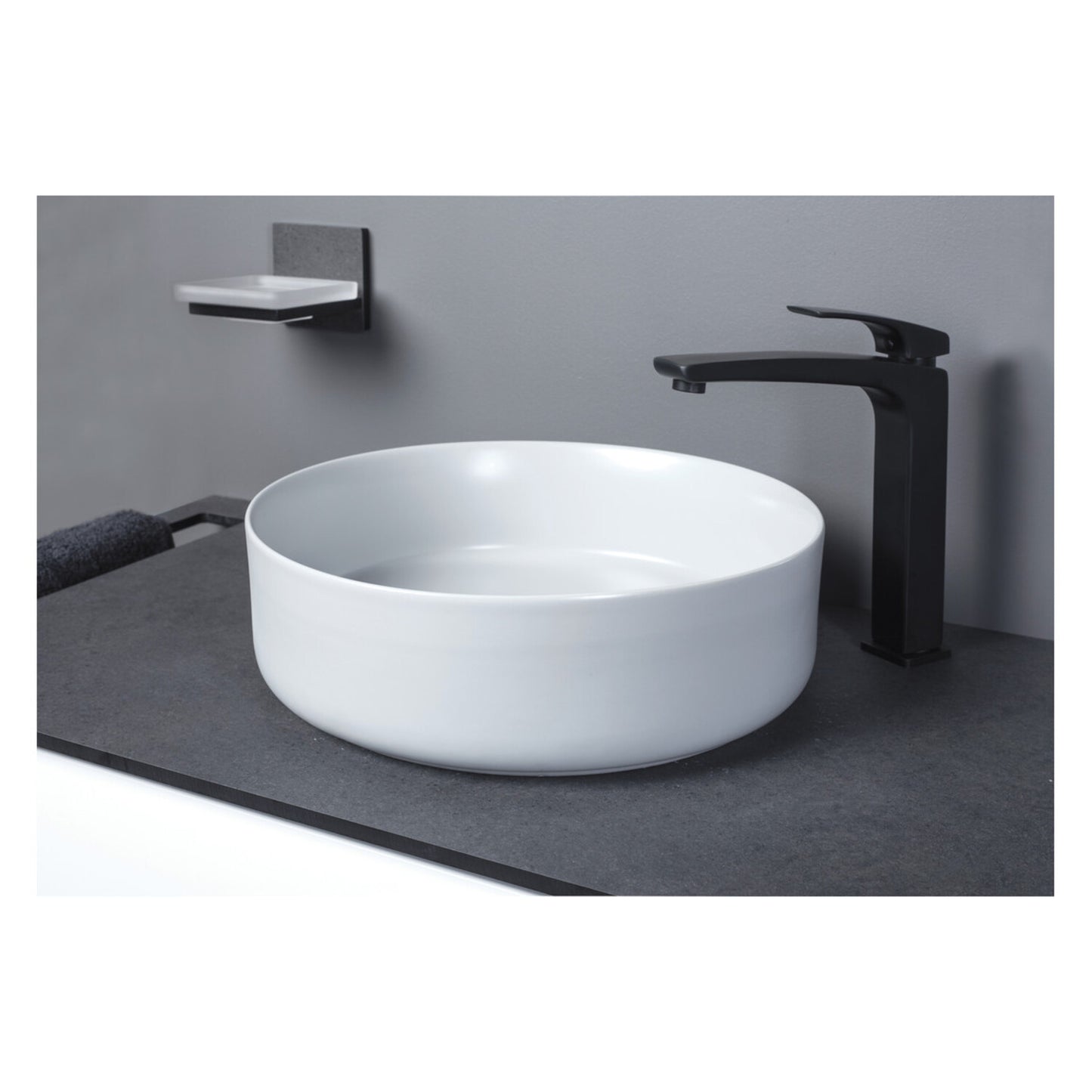 Liora Ceramic Round Washbowl & Waste