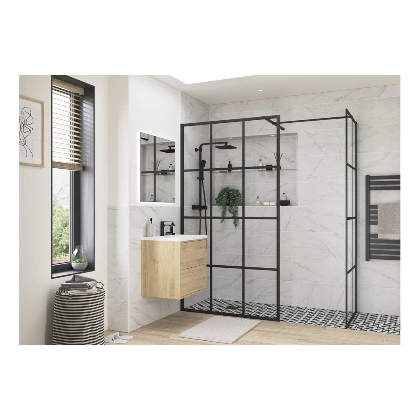 Nuvata Framed Wetroom Side Panel