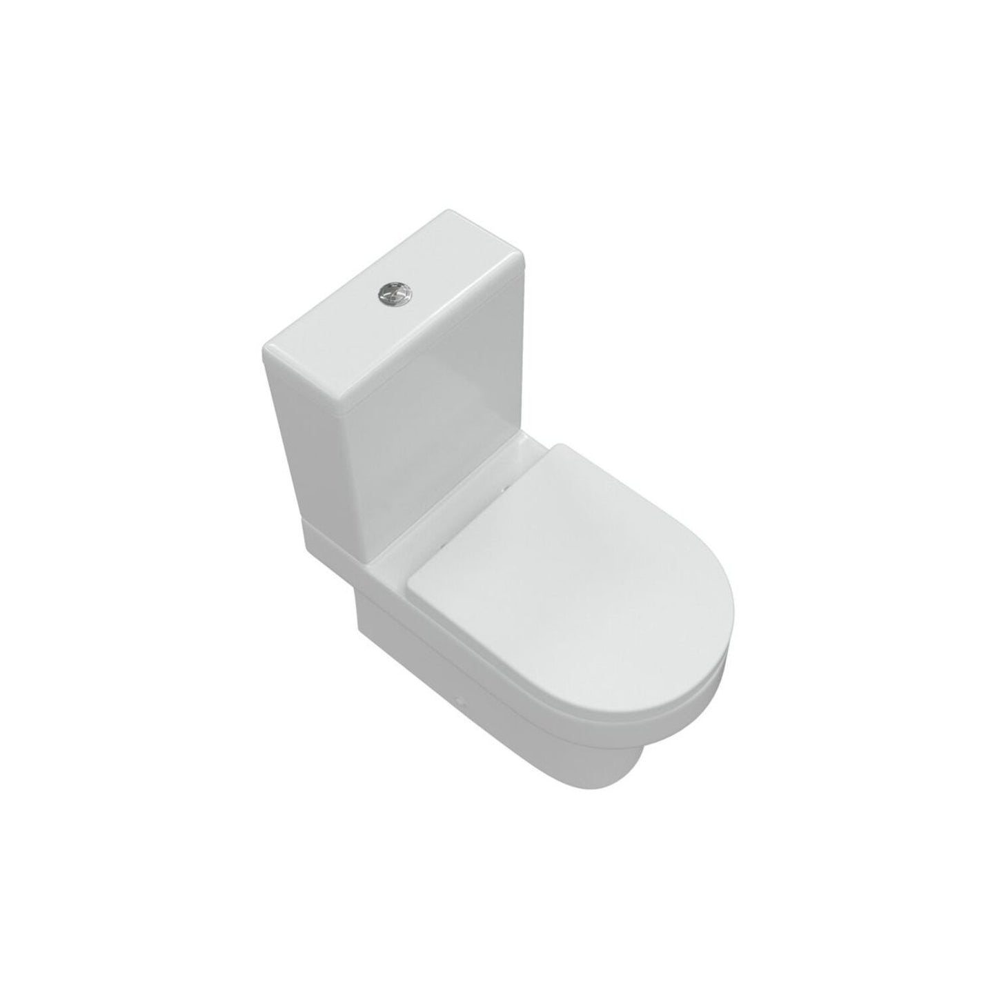 Lani Rimless Close Coupled Fully Shrouded WC & Soft Close Seat